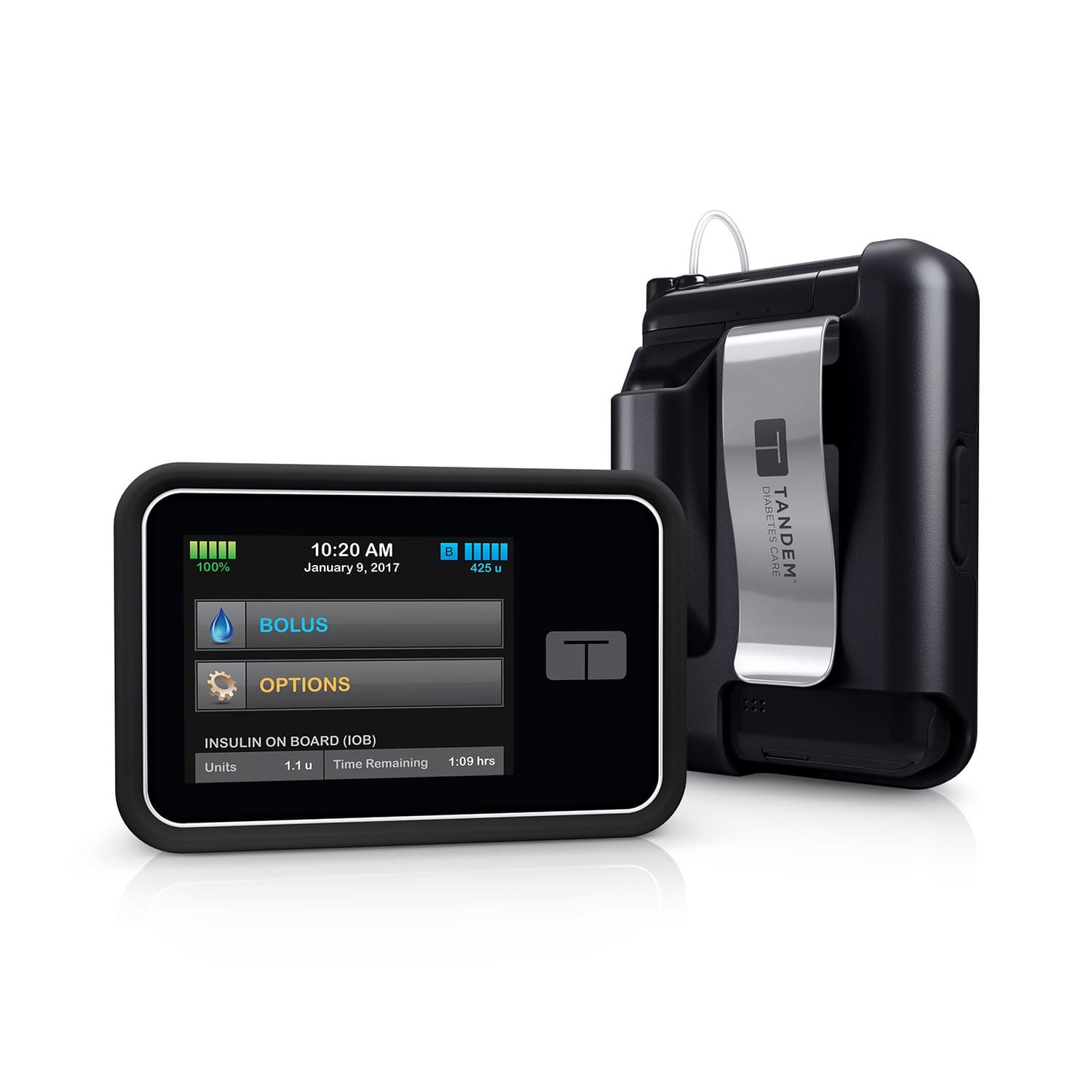 t:case 480 for t:Flex® Insulin Pumps (Black)