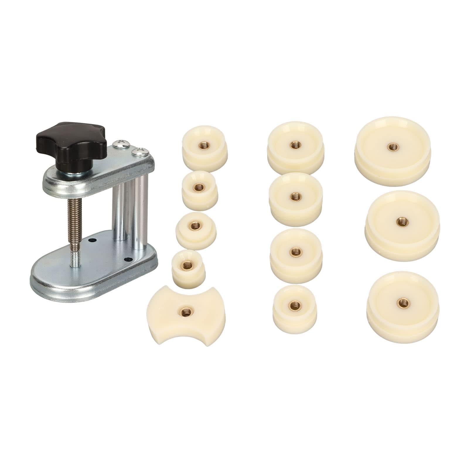 GUPE Watch Press Set, Watch Back Case Closer with 12 Dies Watch Battery Replacement Tool Kit Watch Repair Kit for Closing Watch Back Cover, Watch Case Closer, Watch Opening Tool