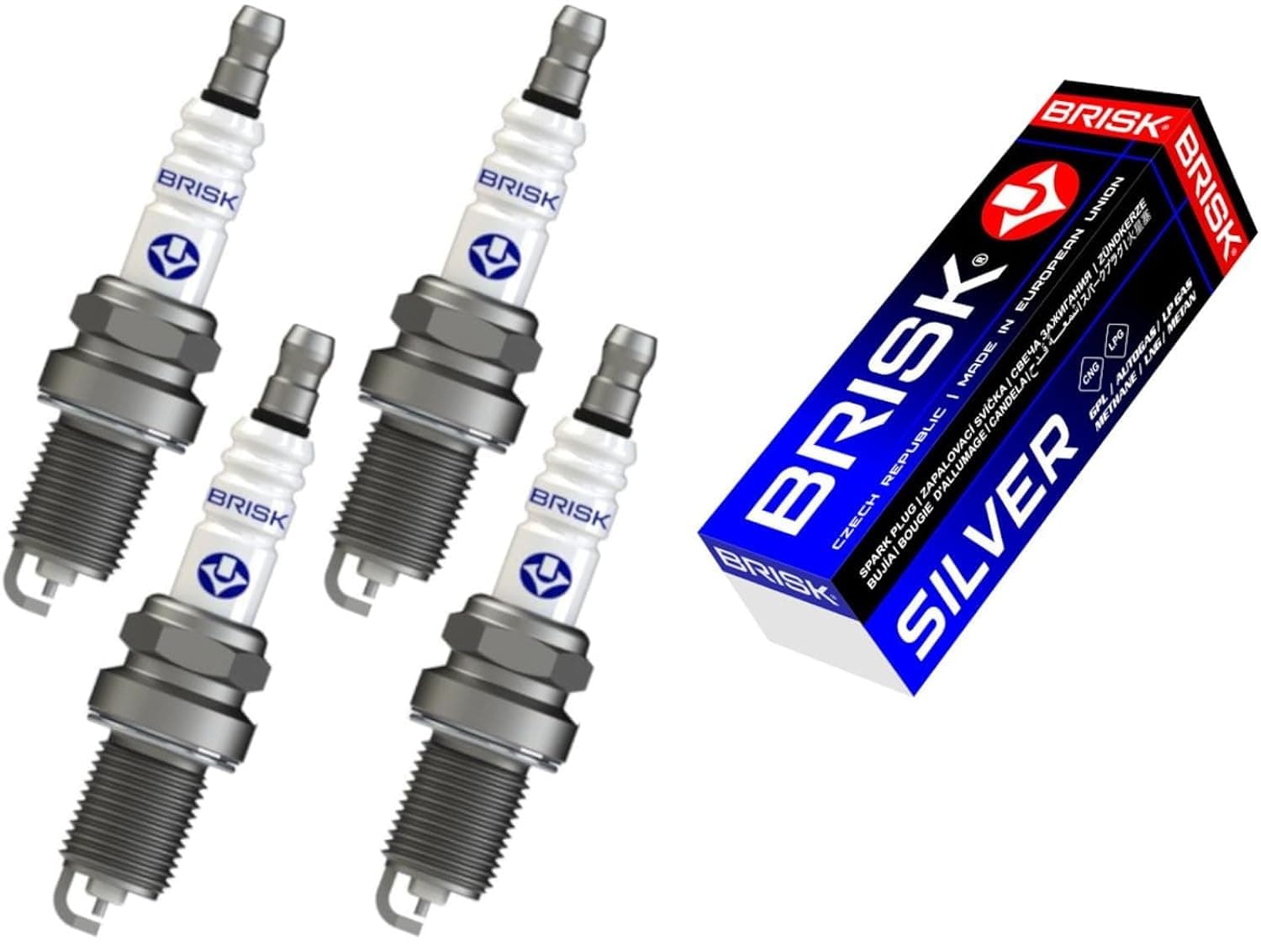 Brisk 1462 DR15YS-9 Silver Racing Spark Plug