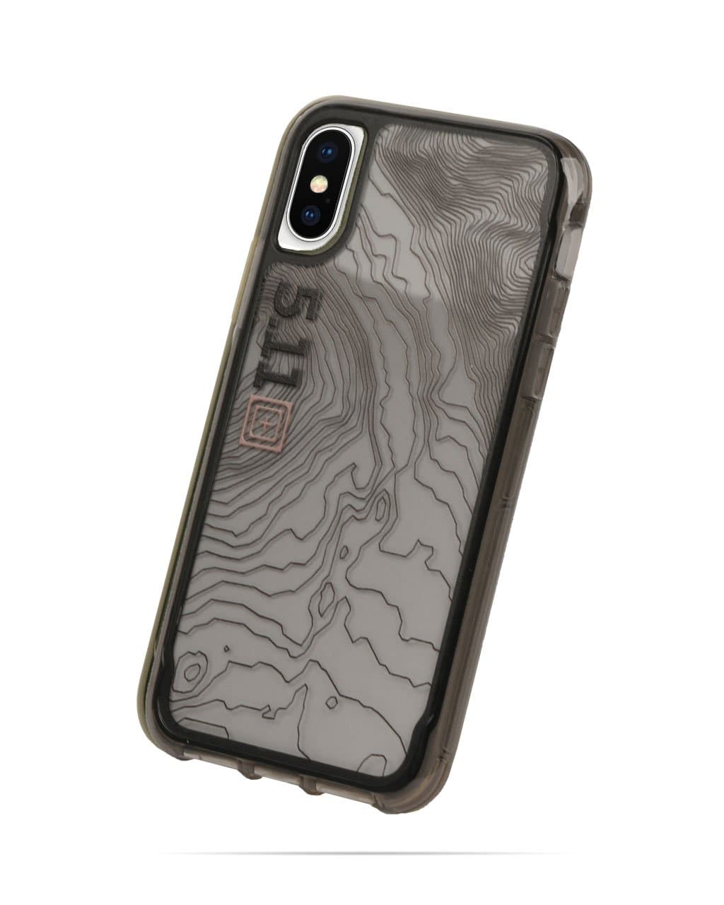Griffin, iPhone X Clear Case, Survvior Clear: 5.11 Tactical Edition, Impact Resistant Clear Protective Case, Black