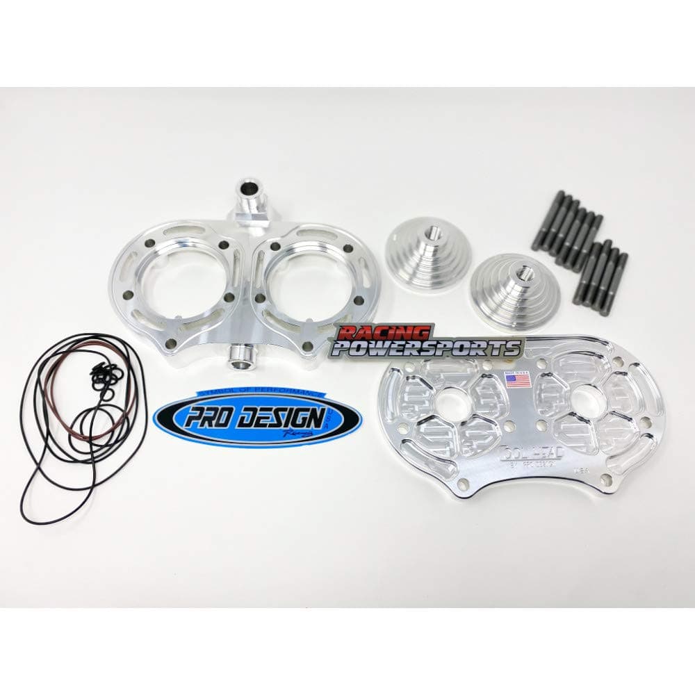 Pro Design Billet Cool Head with 21cc Domes - Compatible with Yamaha Banshee 350 (All Years)