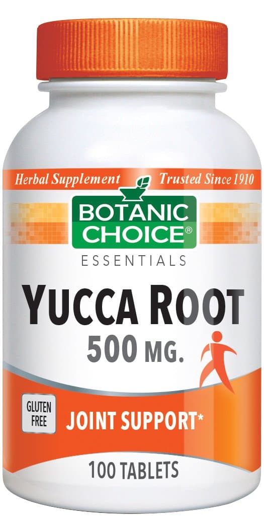 Botanic Choice Yucca Root, 500mg 100 Tablets (Pack of 5)