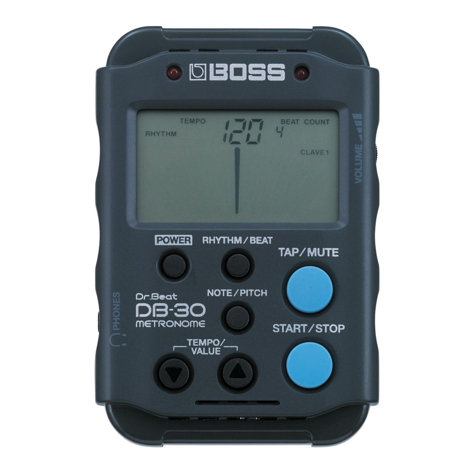 BOSS Dr. Beat Portable Metronome (DB-30), Black