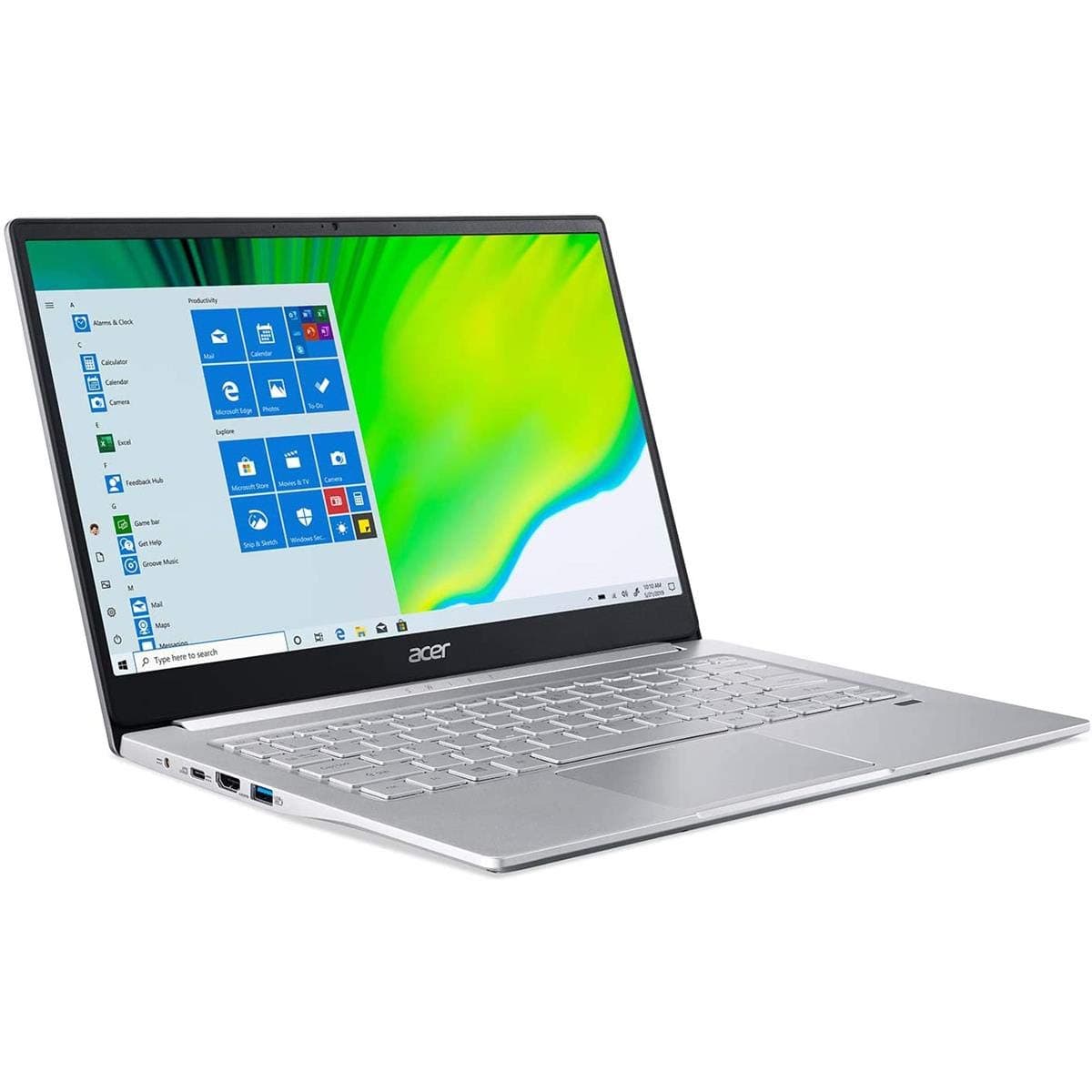 acer Swift 3 Thin & Light Laptop, 14" Full HD IPS, AMD Ryzen 5 4500U Hexa-Core Processor with Radeon Graphics, 8GB LPDDR4, 256GB NVMe SSD, WiFi 6, Backlit Keyboard, Fingerprint Reader, SF314-42-R7LH