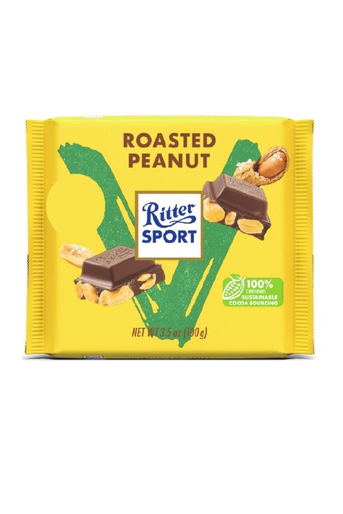 Vegan Chocolate Bar with Roasted Peanuts,100 grams