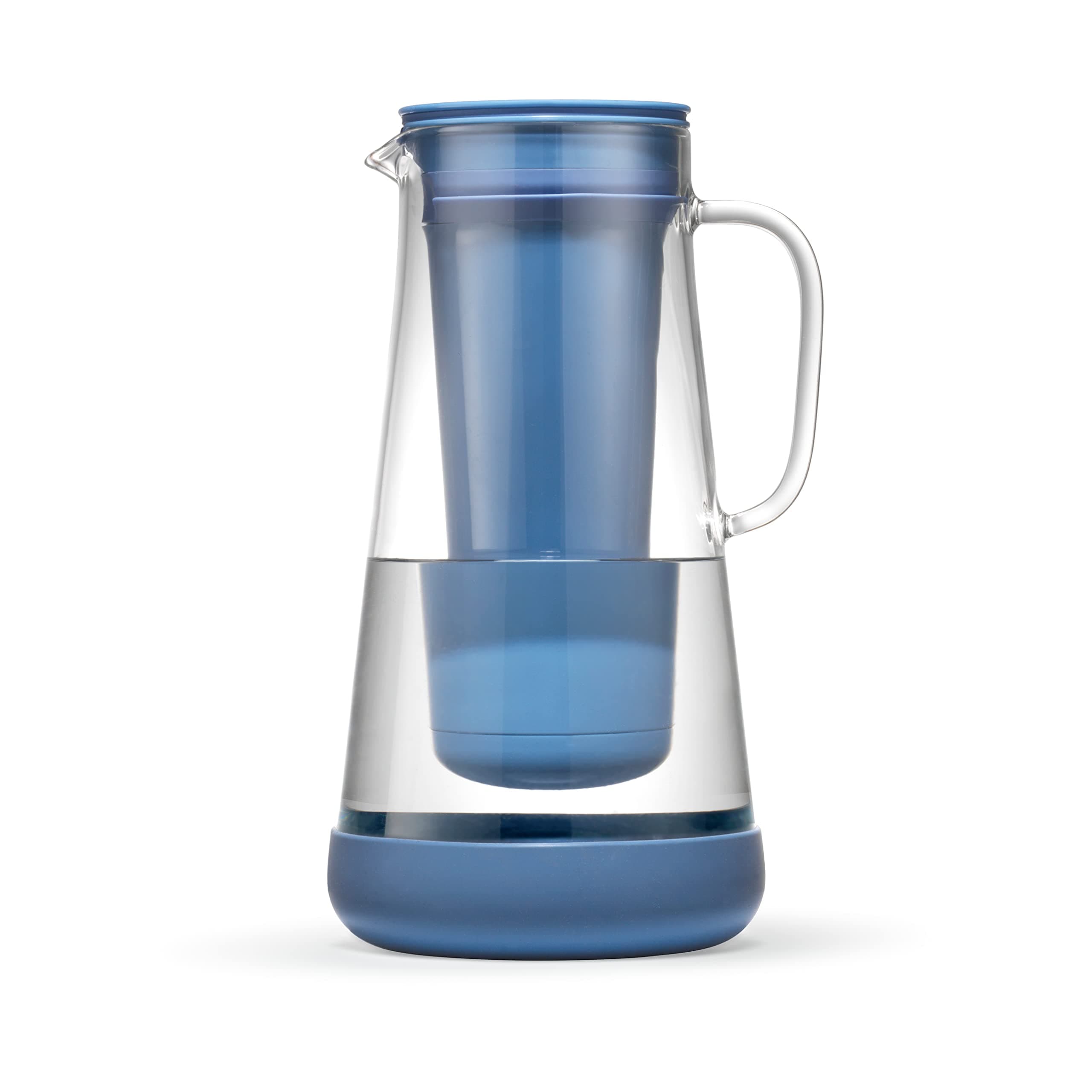 LifeStraw Home 7-Cup Glass with Silicone Base Pitcher