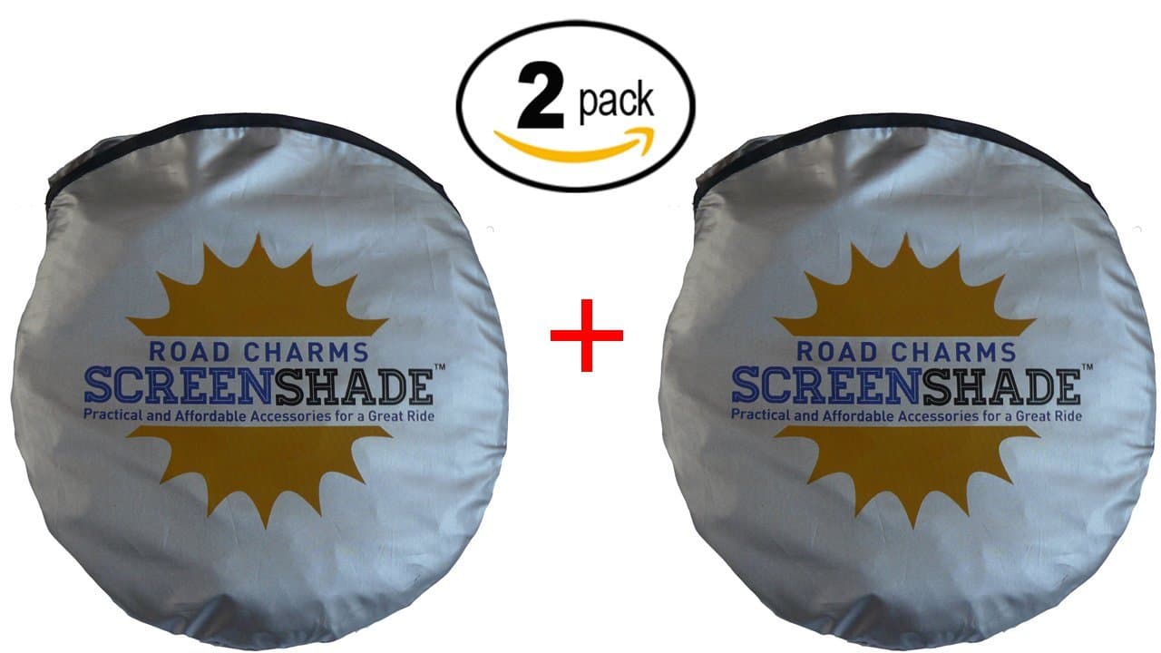Windshield Sun Shade - 2-Pack - Jumbo XL (70 x 35 inches) Car Window Shade - Easy to Use Folding Shade Keeps Car Cool - Pop-Up Style - Great Fit for Vans, SUVs and Trucks