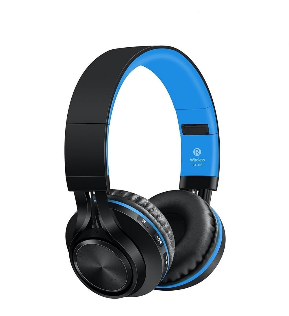 Sound One BT-06 Bluetooth Headphones (Blue)