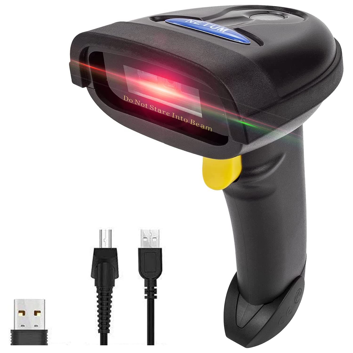 2D Barcode Scanner, Compatible with 2.4G Wireless & Bluetooth & USB Wired Connection, Connect Smart Phone, Tablet, PC, 1D Bar Code Reader Work for QR PDF417 Data Matrix (NT-1228BL)