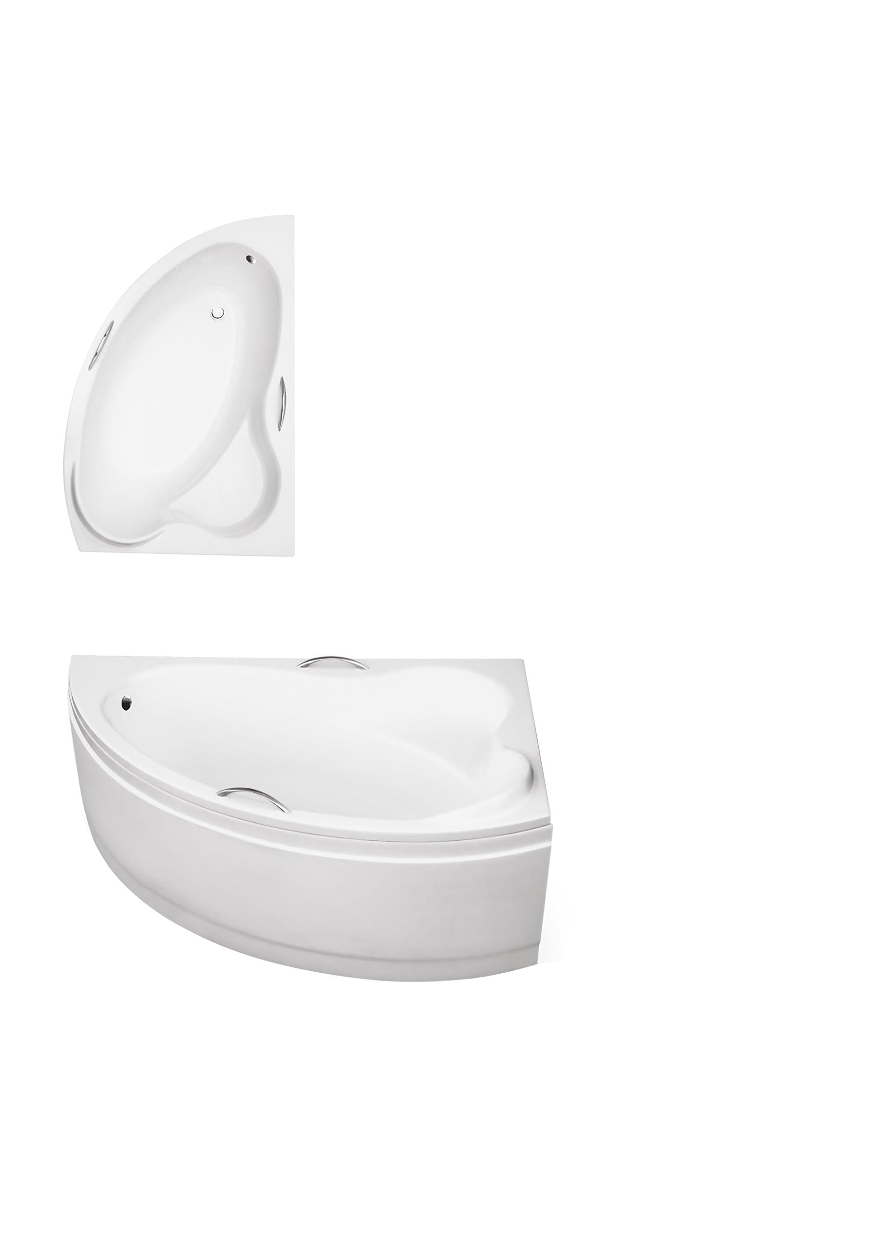 Besco ADA Offset Corner Bath SPACE SAVER 1400 x 900mm (INCL PANEL + STAND) *RIGHT HAND* HANDLES NOT INCLUDED * 10 YEARS WARRANTY*