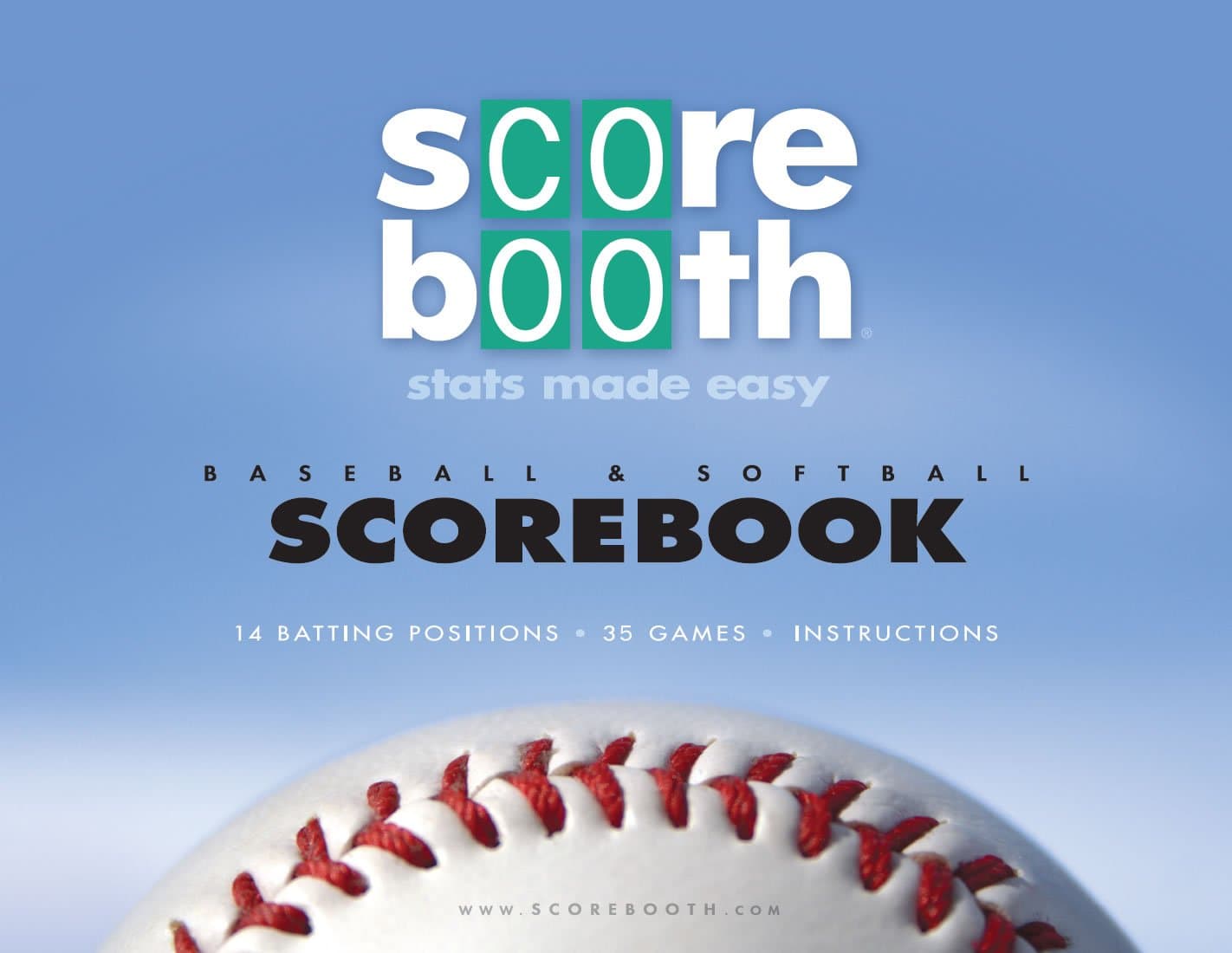 Scorebook for Baseball & Softball by Scorebooth.com