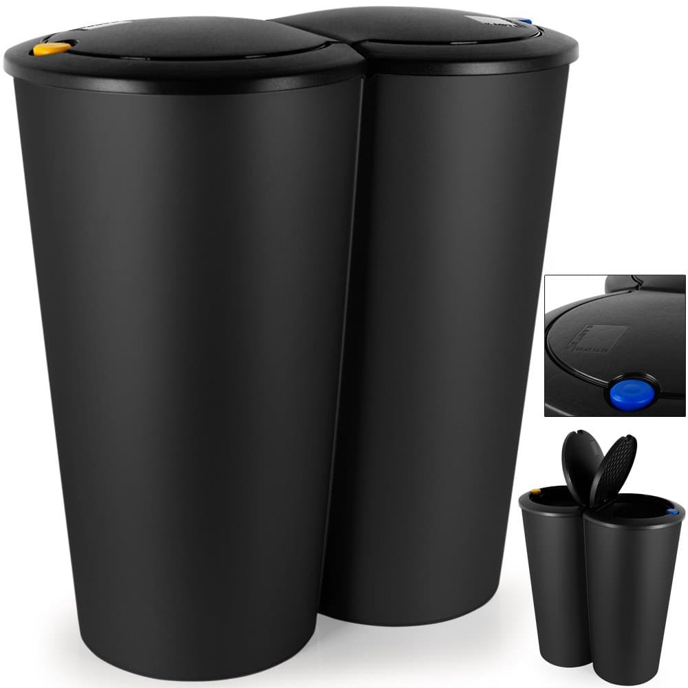 Bin, duo bin 2 x 25 L, double bin/recycle bin