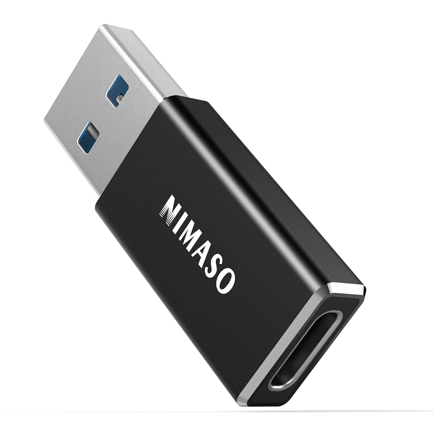 NIMASO USB C to USB 3.0 Adapter,Double-sided 3.0 USB C Adapter Convertor Supports Fast Charge,5Gbps Data Sync,Audio,Compatible with iPhone 13 Pro Max,Samsung Galaxy S22 S21 S20 S10,Huawei,Google Pixel