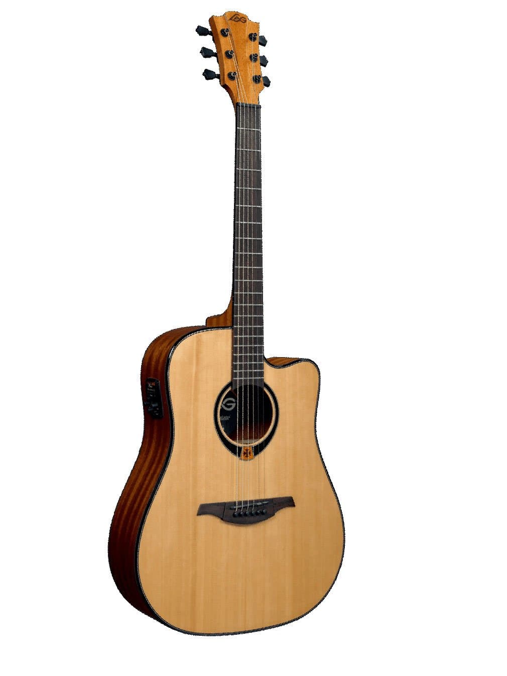 LAG Tramontane Dreadnought Cutaway Guitar