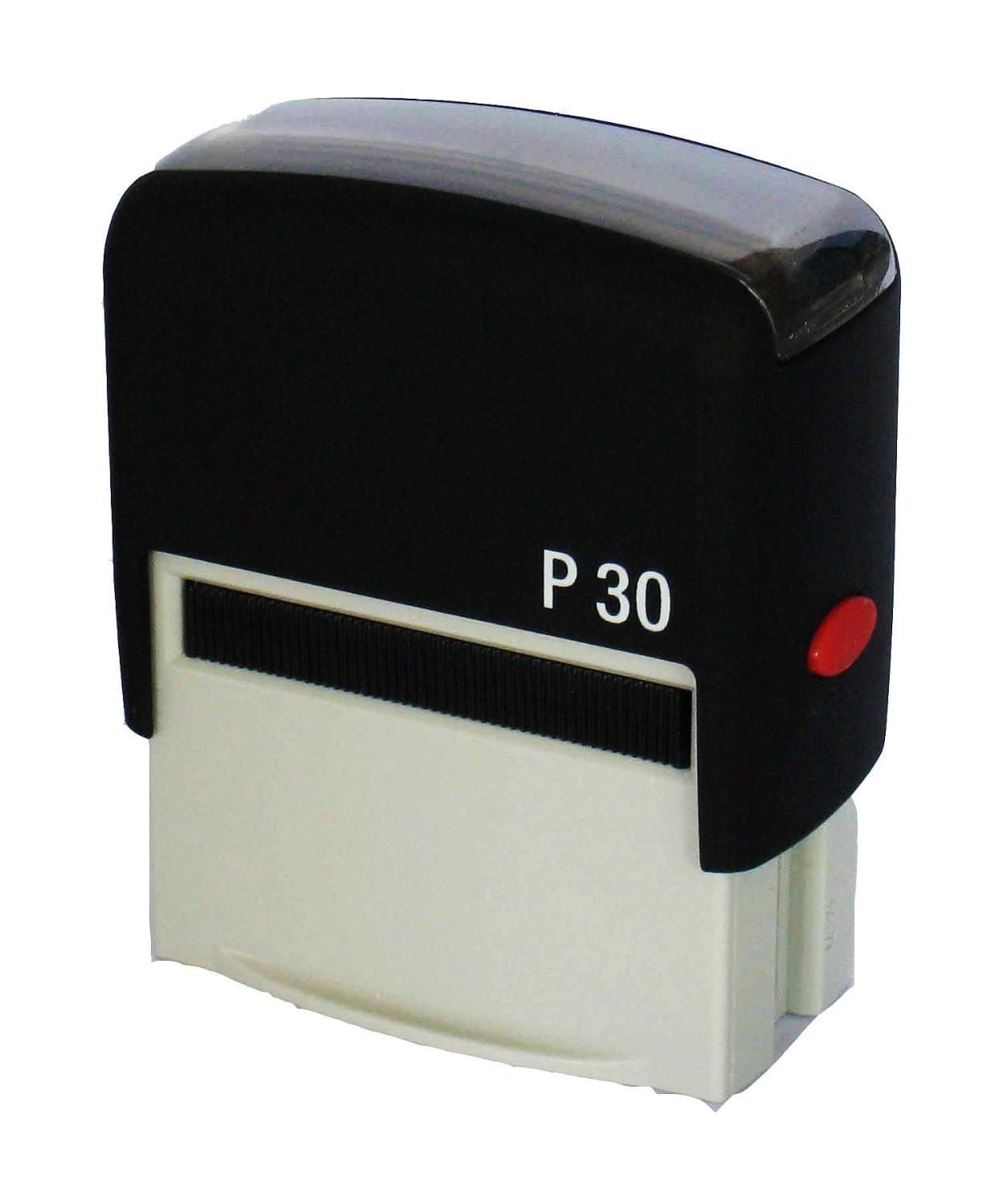 Personalised Custom Made Self Inking Rubber Stamp (up to 5 lines of Text) 47 x 18mm