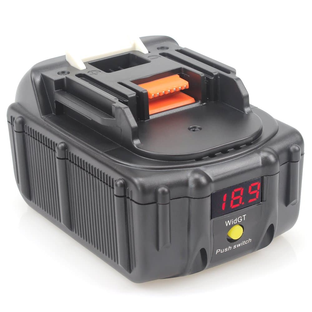 AOYAN 18V 5.0Ah Lithium-Ion Battery Replacement with LED Voltage Display and interface of the USB charging for Makita BL1850B BL1850 BL1840 BL1830 BL1820 LXT-400 194204-5