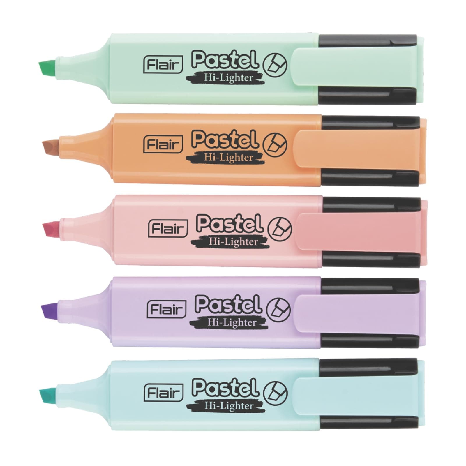 pastel highlighter set of 5 (assorted)