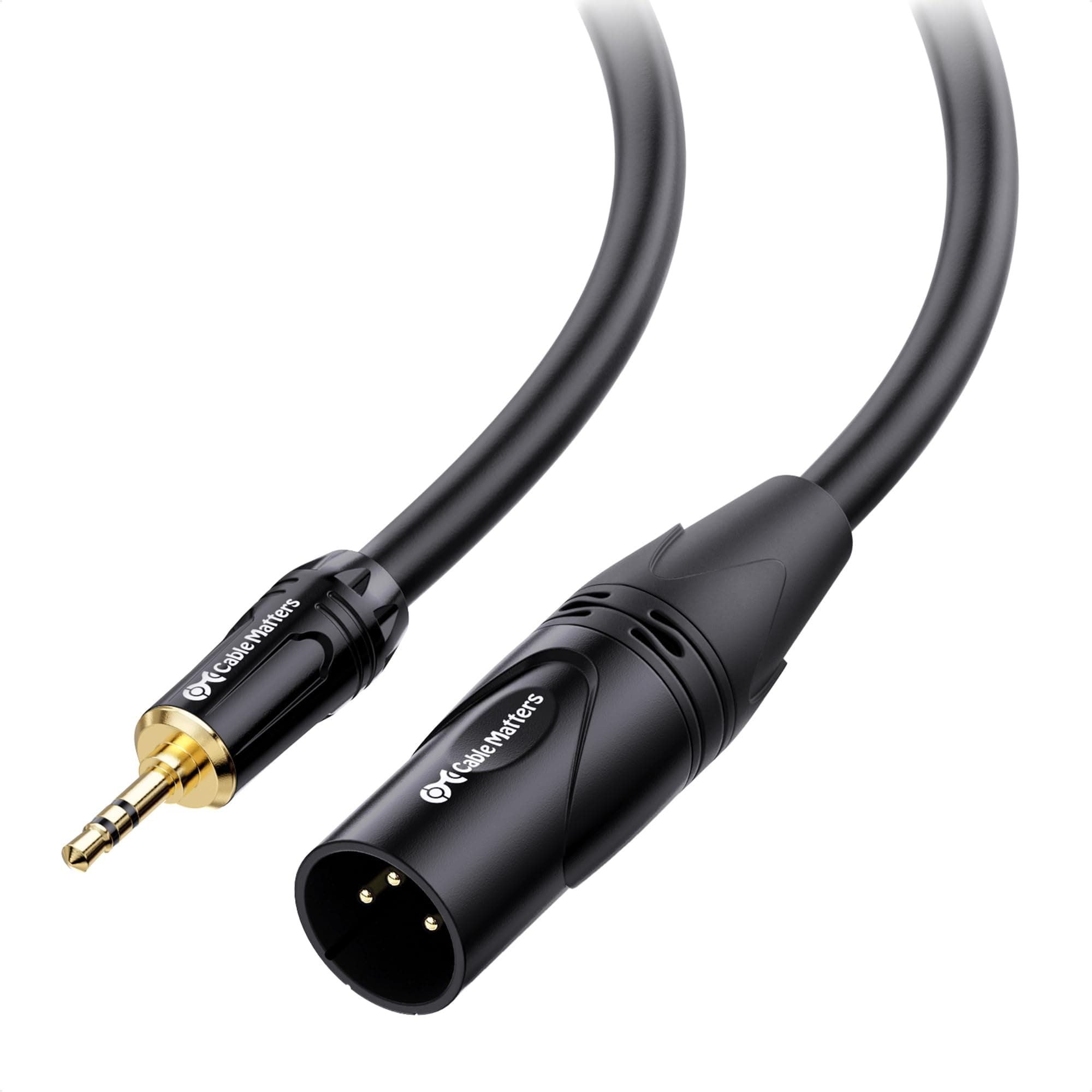 Cable Matters (1/8 Inch 3.5mm to XLR Cable 1.8 m Male to Male, XLR to 3.5mm Cable
