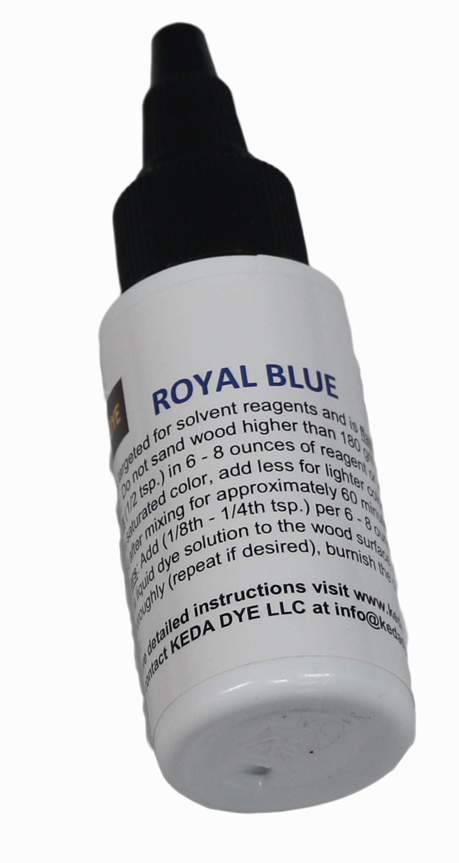 Blue Dye - Alcohol Based Blue Liquid Dye Concentrate - Royal Blue Stain