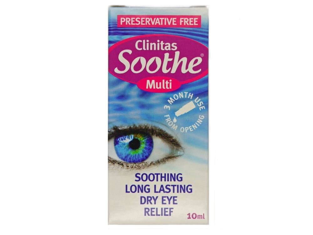 CLINITAS Multi P/F Eye Drops (Sodium HYALURONATE), 10ML (Pack of 3)