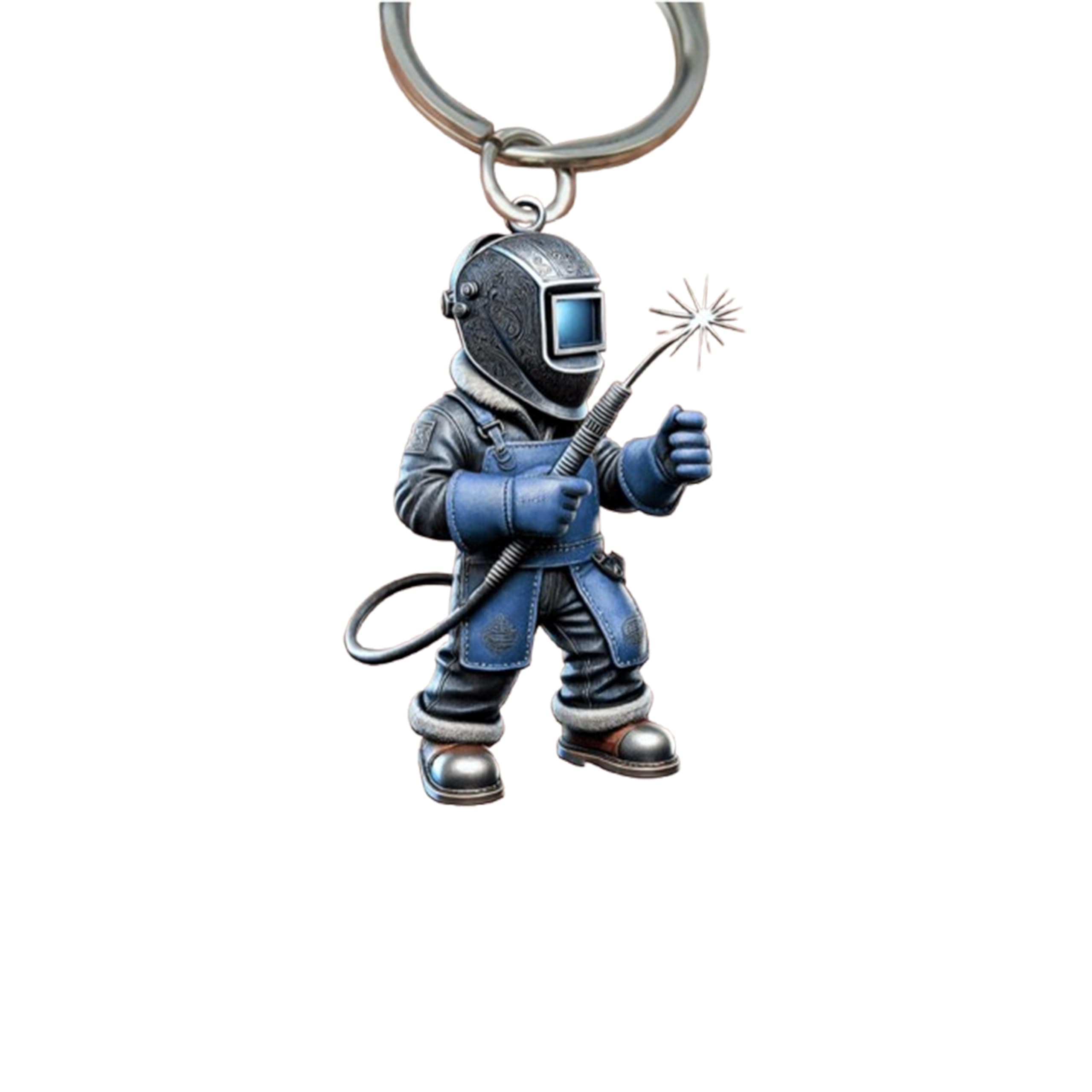 Personalized Keychain, Personalized Welder Custom Name Keychain, Custom Name, Gift for Friend