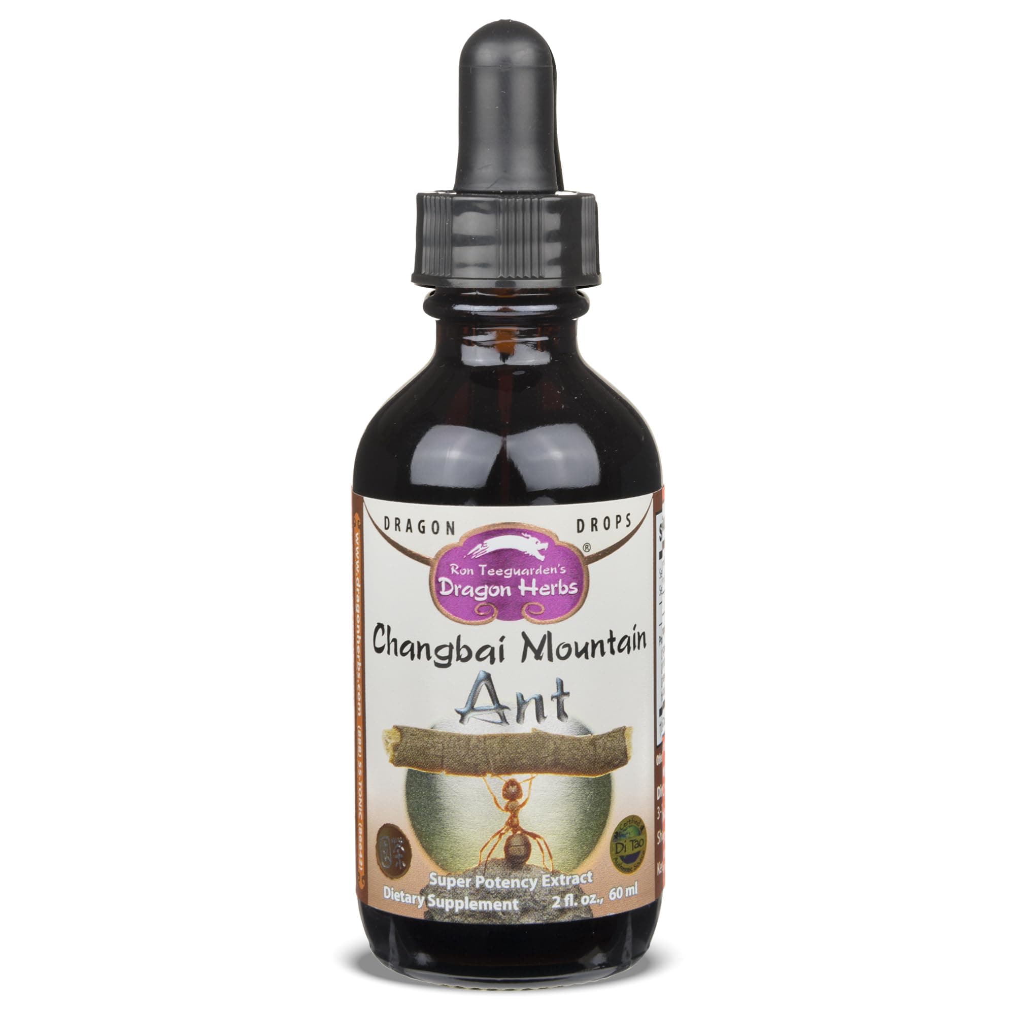 Dragon Herbs - Changbai Mountain Ant Extract Drops - 2 fl oz
