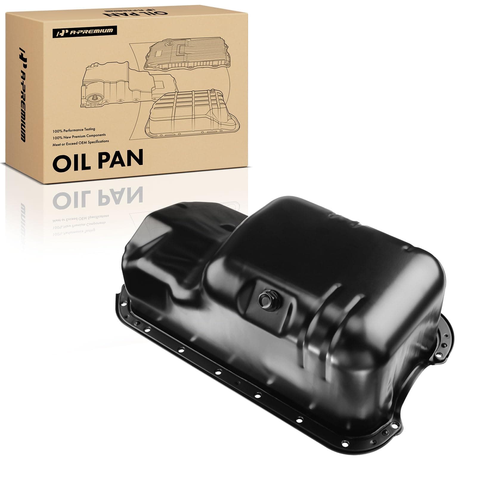 A-Premium Engine Oil pan Replacement for Honda Civic 2001-2005 1.7L DX LX only 11200PLC000