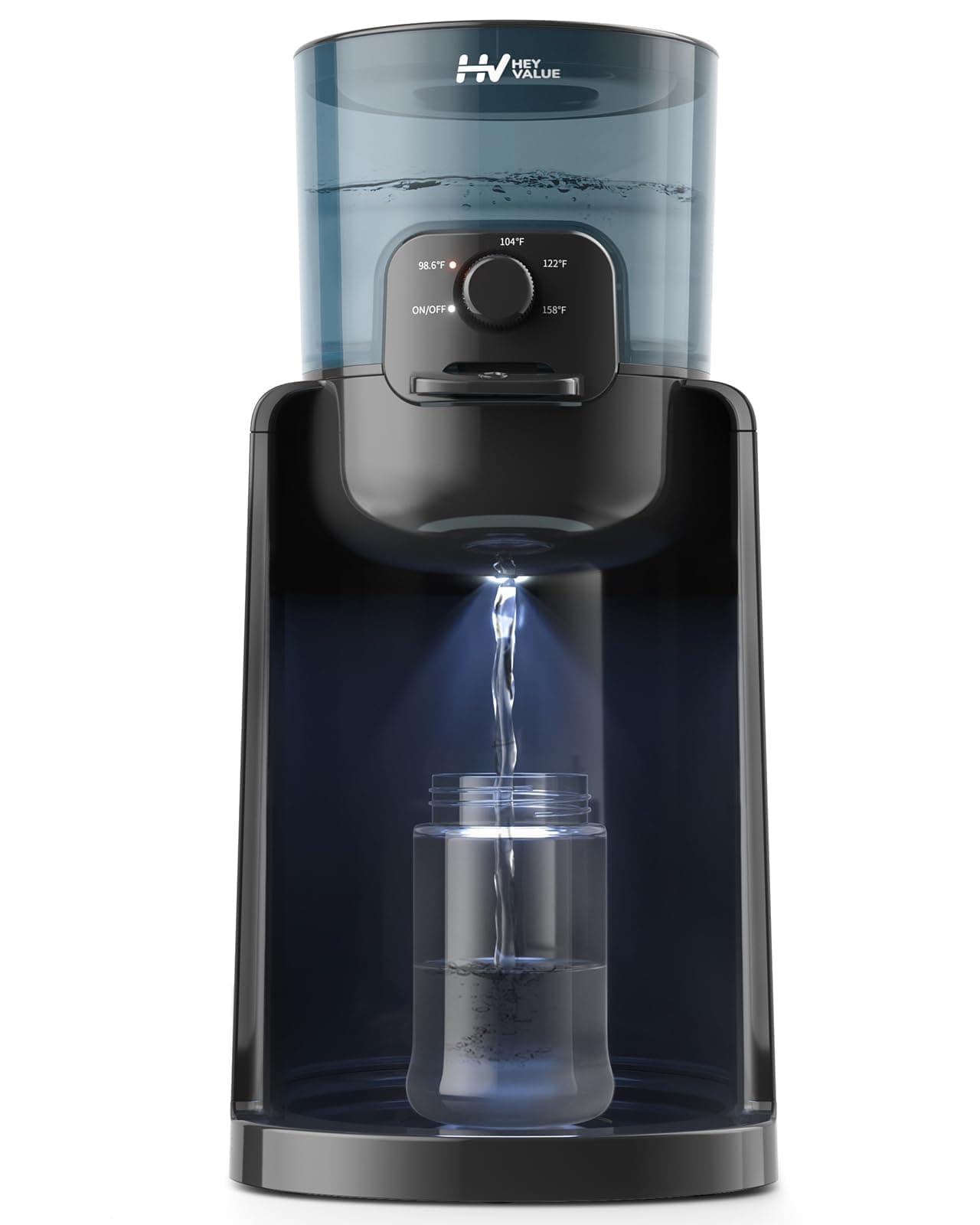 HEYVALUE Baby Bottle Warmer (L), Black