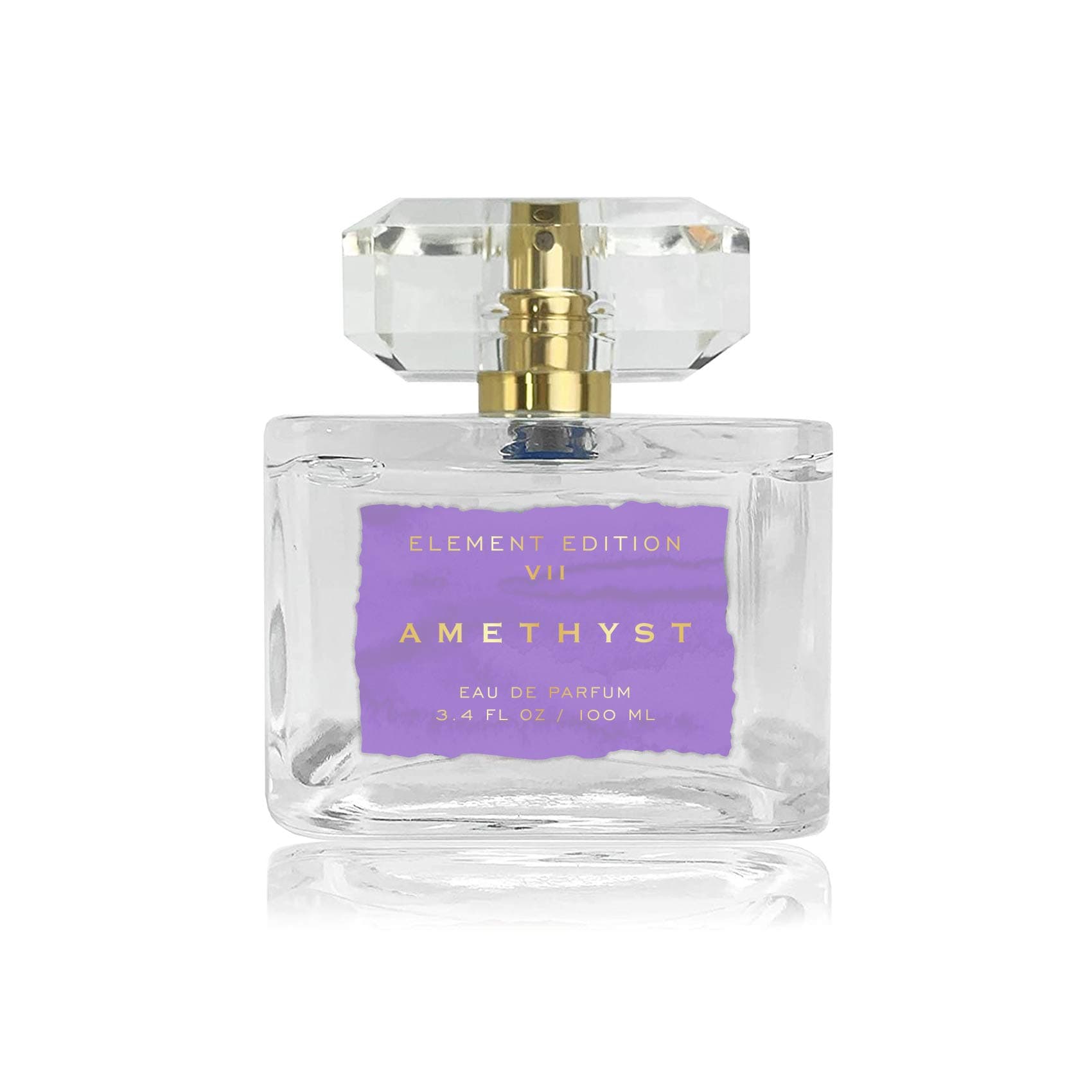 Tru Fragrance Beauty Element Edition Women's Perfume Spray - Amethyst, 3.4 oz 100 mL - Inspired by the effervescence of Champagne, Creamy Sandalwood and Musks