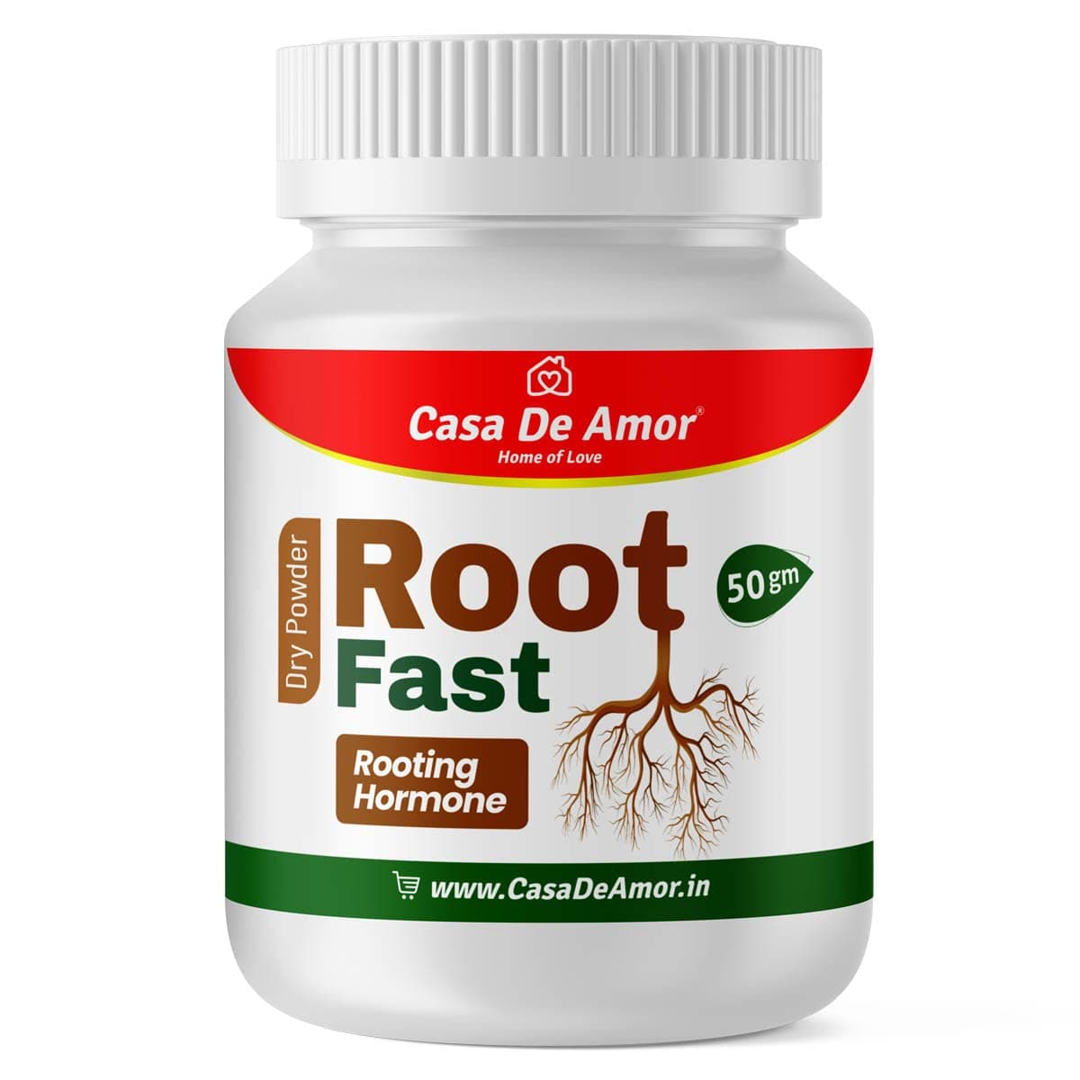 Casa De Amor Root Fast Rooting Hormone, Promotes Rooting, Grow New Plants From Cuttings (50 Gm, White), Powder
