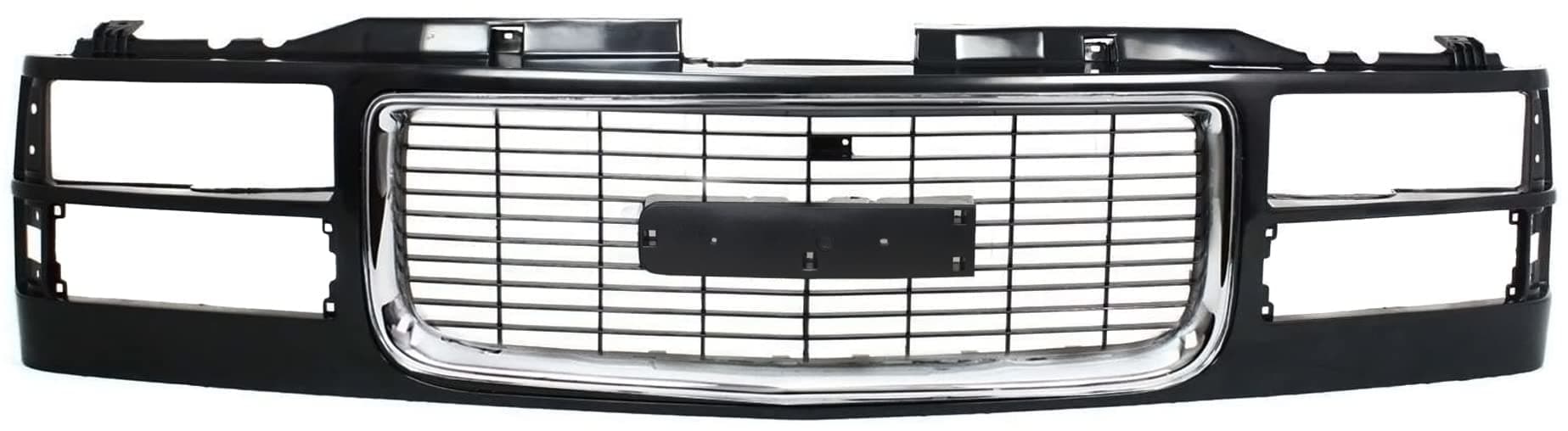 Garage-Pro Front Grille Assembly For 1994-1999 GMC Yukon, 1994-1998 GMC C1500/K1500, C2500, Black Truck Grill Insert, Models w/Composite Headlights