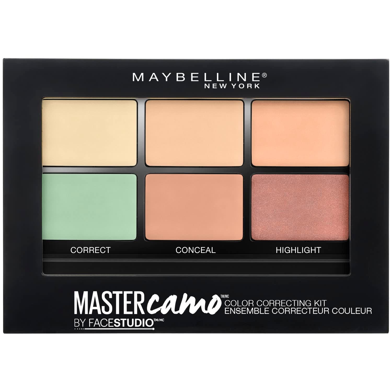 Maybelline New York Master Camo Concealer And Face Correcting Kit