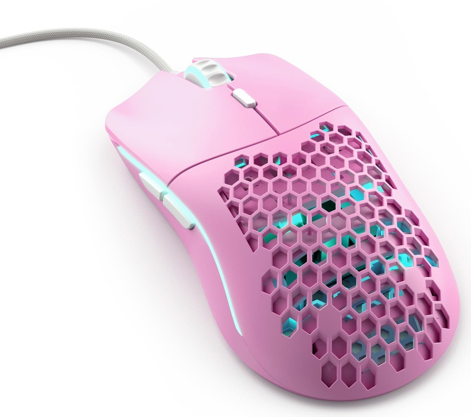 Glorious Model O Wired Gaming Mouse - RGB Backlit - 67g Lightweight Gaming Mice - Pixart PMW-3360 Sensor - Limited Edition - PINK FORGE