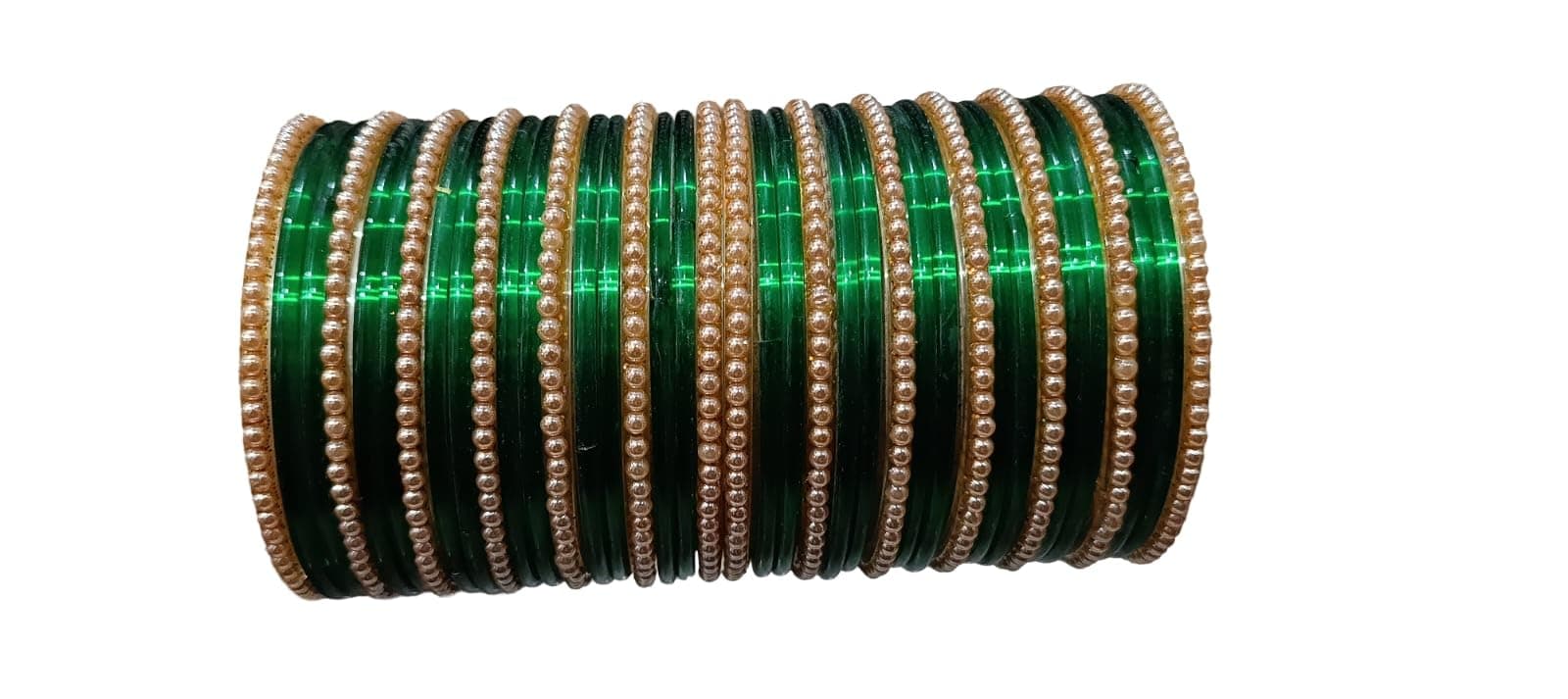 Shuhag glass bangles set