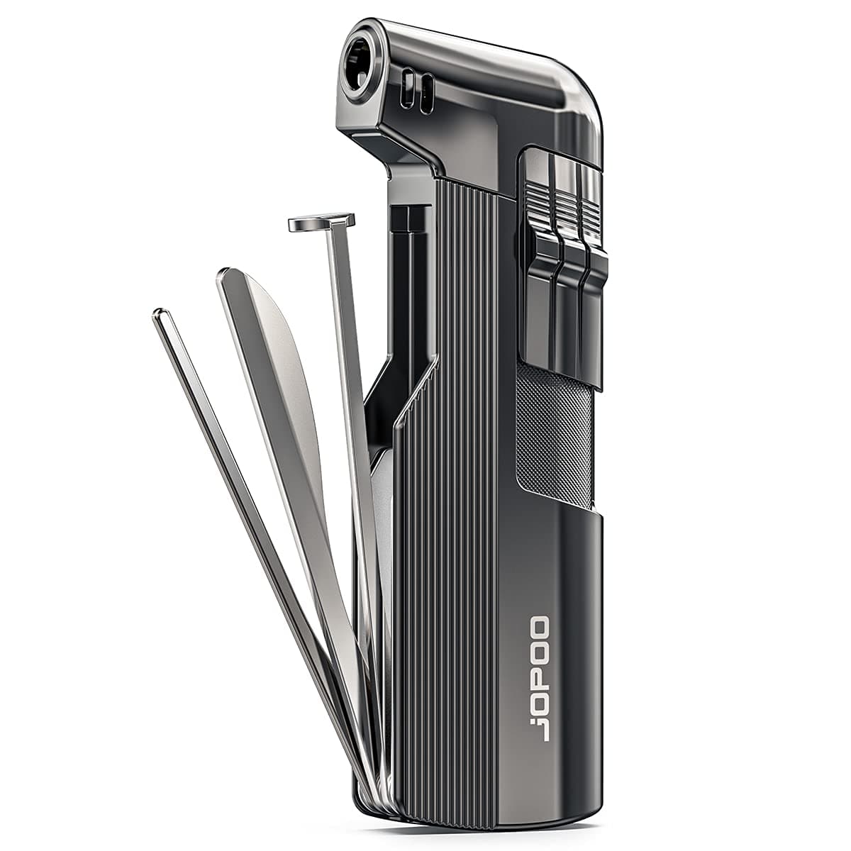 Pipe Lighter Gas Butane Refillable Soft Flame with Pipe Cleaner Tools (Sold without Gas)