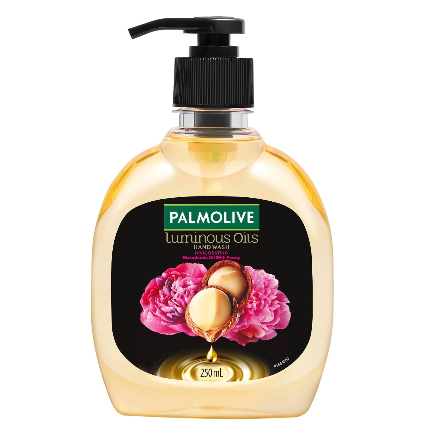 Luminous Oils Invigorating Handwash Liquid, 250 ml Pump | Enriched with Macadamia Oil & Peony extract | Delicate floral fragrance | Oil-infused, nourishing care | Hand Wash