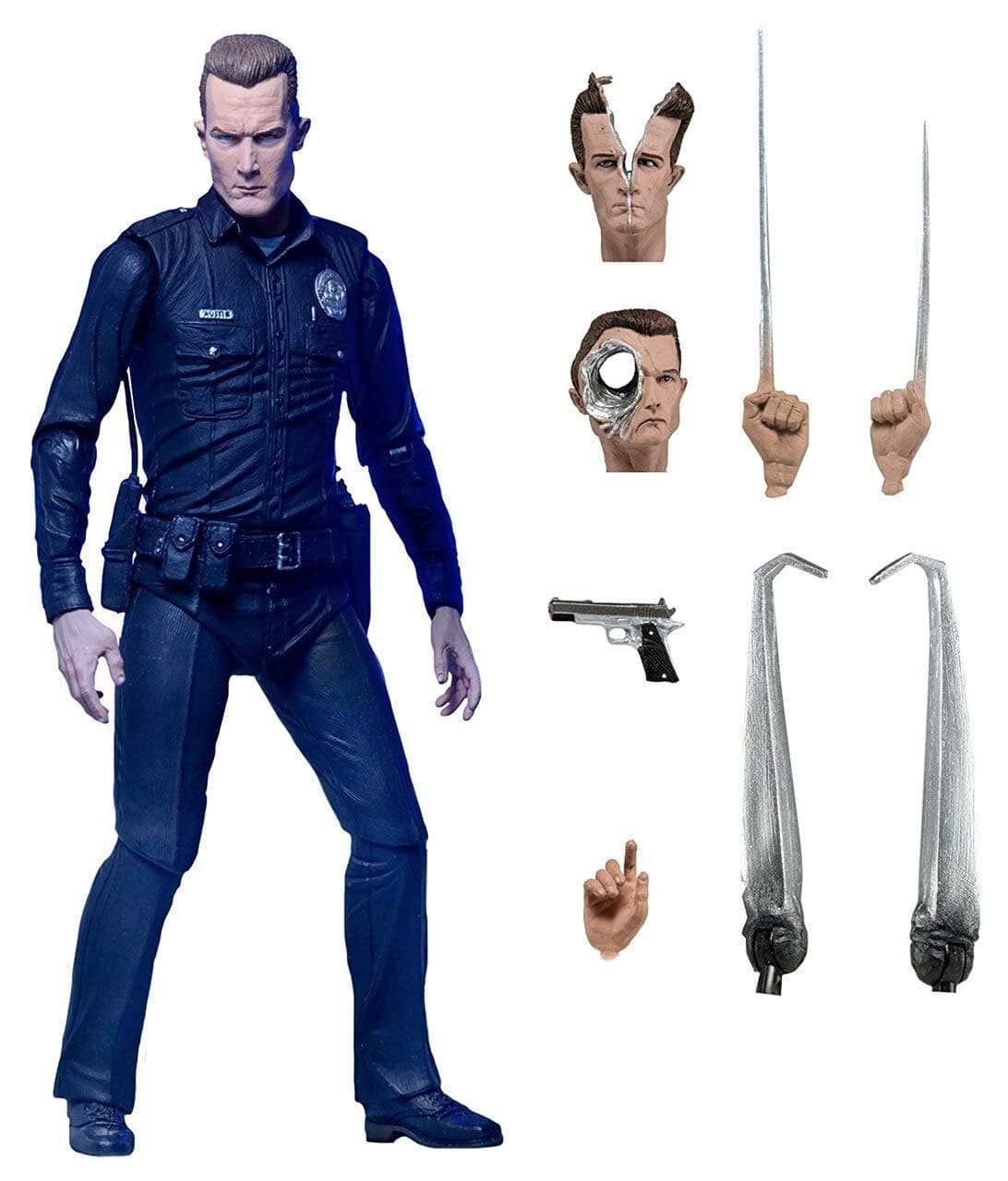 NECA Terminator 2-7" Action Figure - Ultimate T1000 Judgement Day
