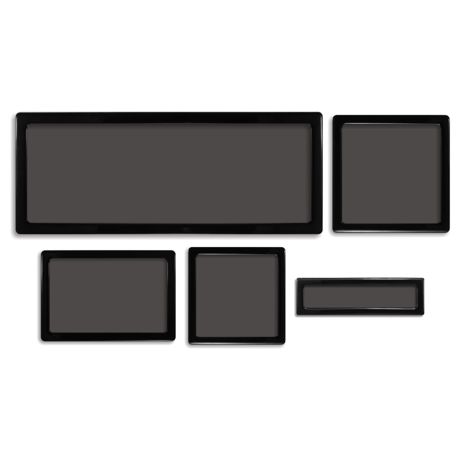 DEMCiflex Dust Filter Kit for NZXT S340, Black Frame/Black Mesh