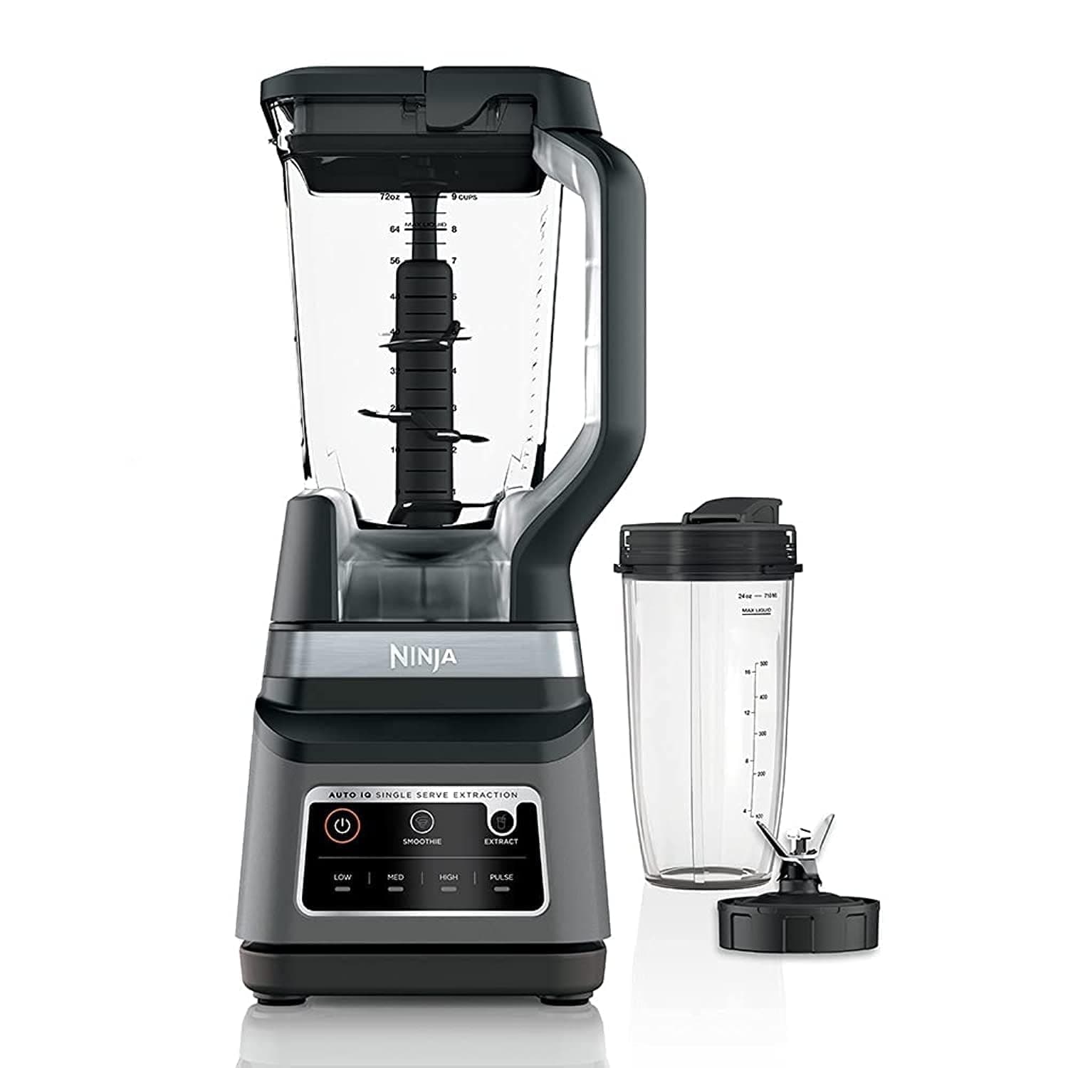 2-In-1 Professional Blender, One Touch Blending Programs, 1200W, Black/Grey, BN750ME, 2 Years Warranty