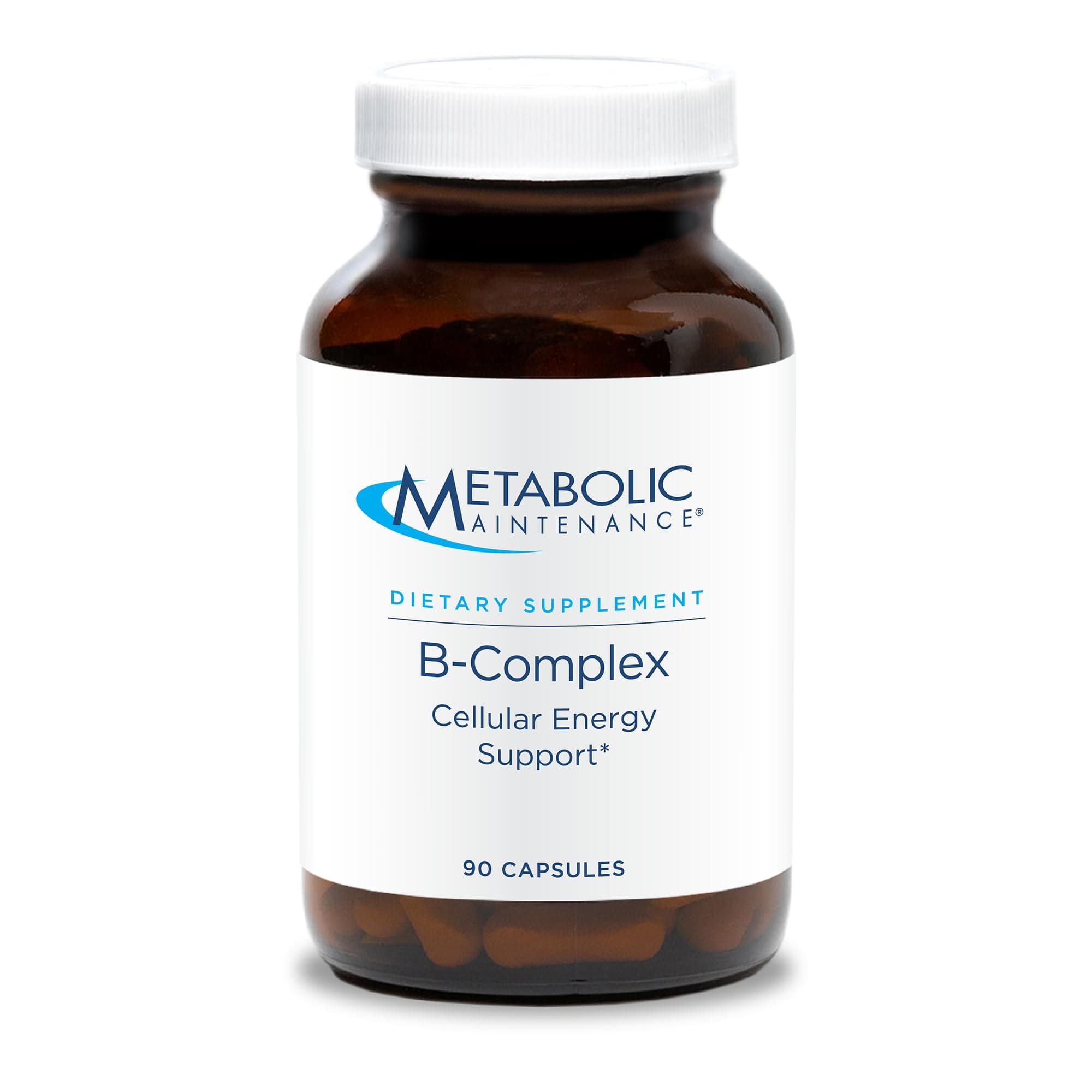 Metabolic Maintenance B-Complex - Supports Energy, Circulation & Nerve Health - Methylated B Vitamins with Choline and Inositol - 90 Servings - 90 Capsules