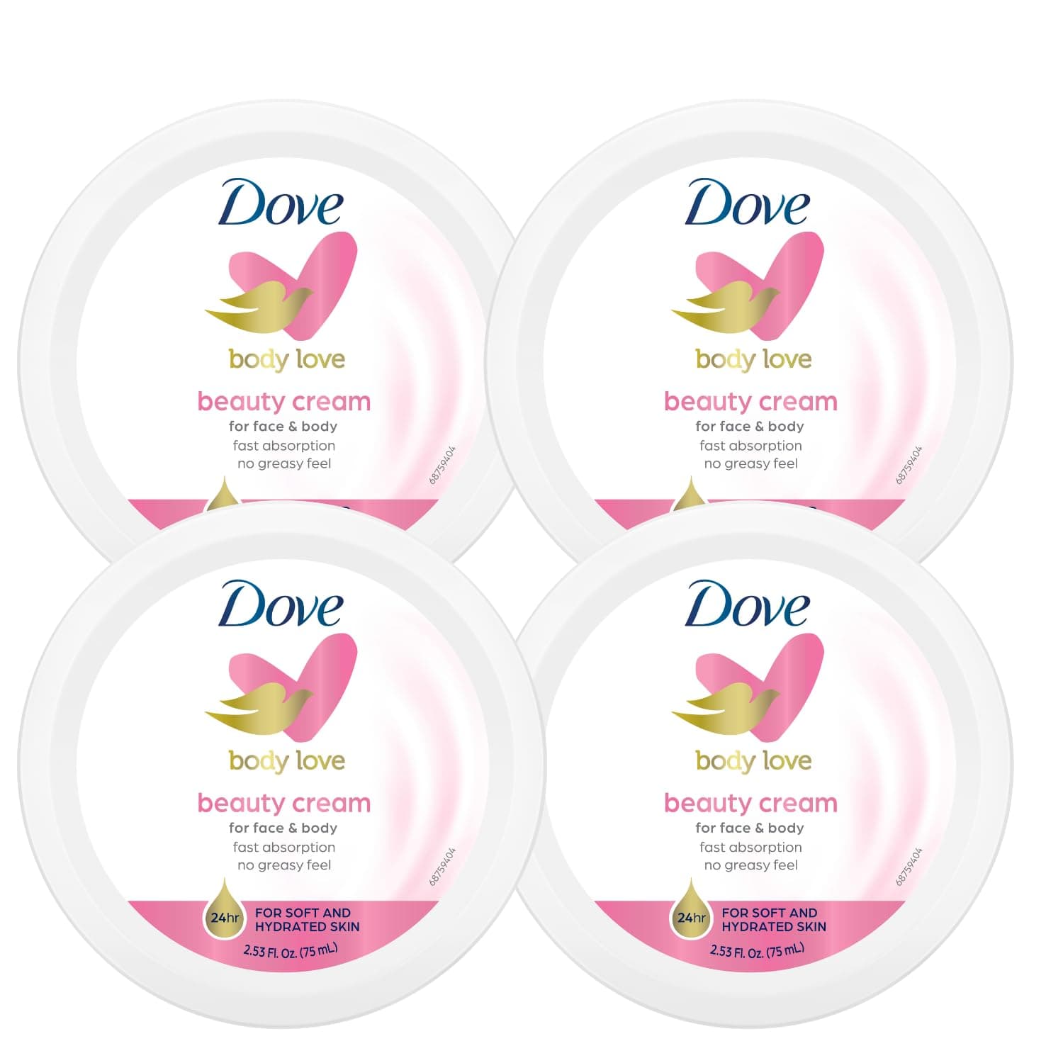 4 pack Beauty Cream 2.53 oz