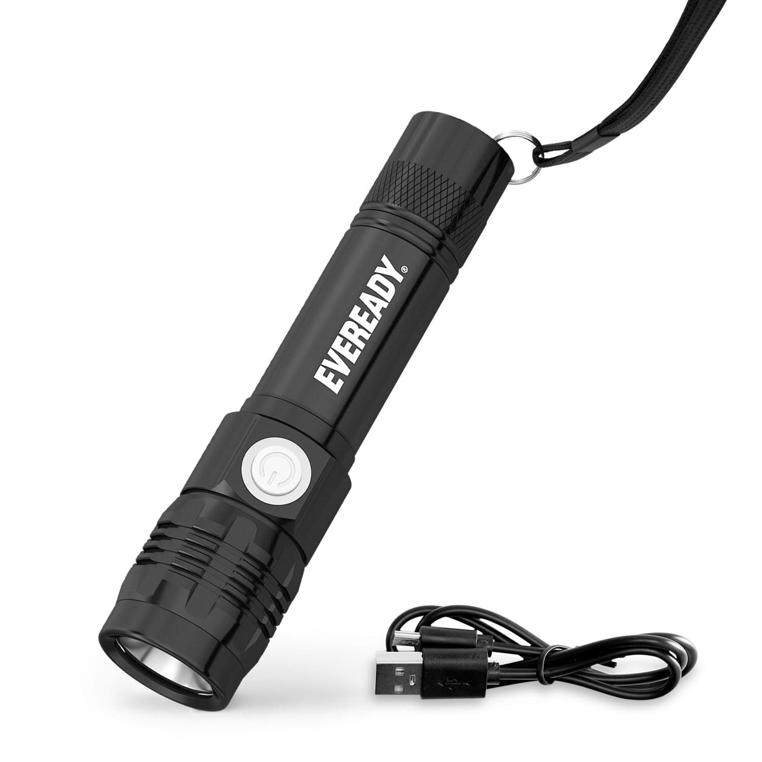 LED Tactical Flashlight, Bright Rechargeable Flashlights for Emergencies and Camping Gear, Water Resistant Flash Light