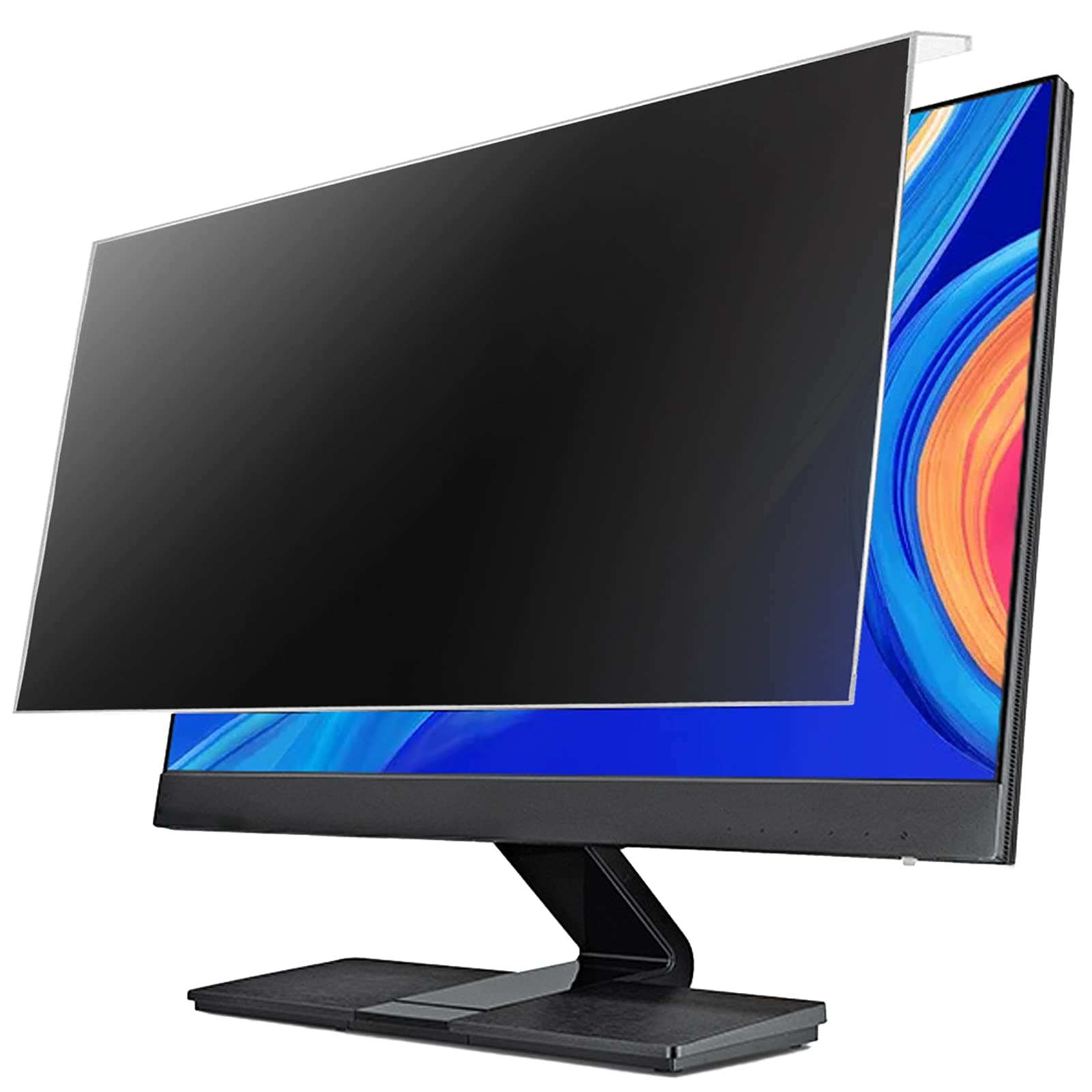 JANEFLY Screen Hanging Privacy Filter for 17-32 Inch Widescreen Monitor Frame, Anti-Glare Anti-Blu-Ray Eye Protection Acrylic Protector Film, Easy To Install and Clean,23.6in(543 * 316mm)