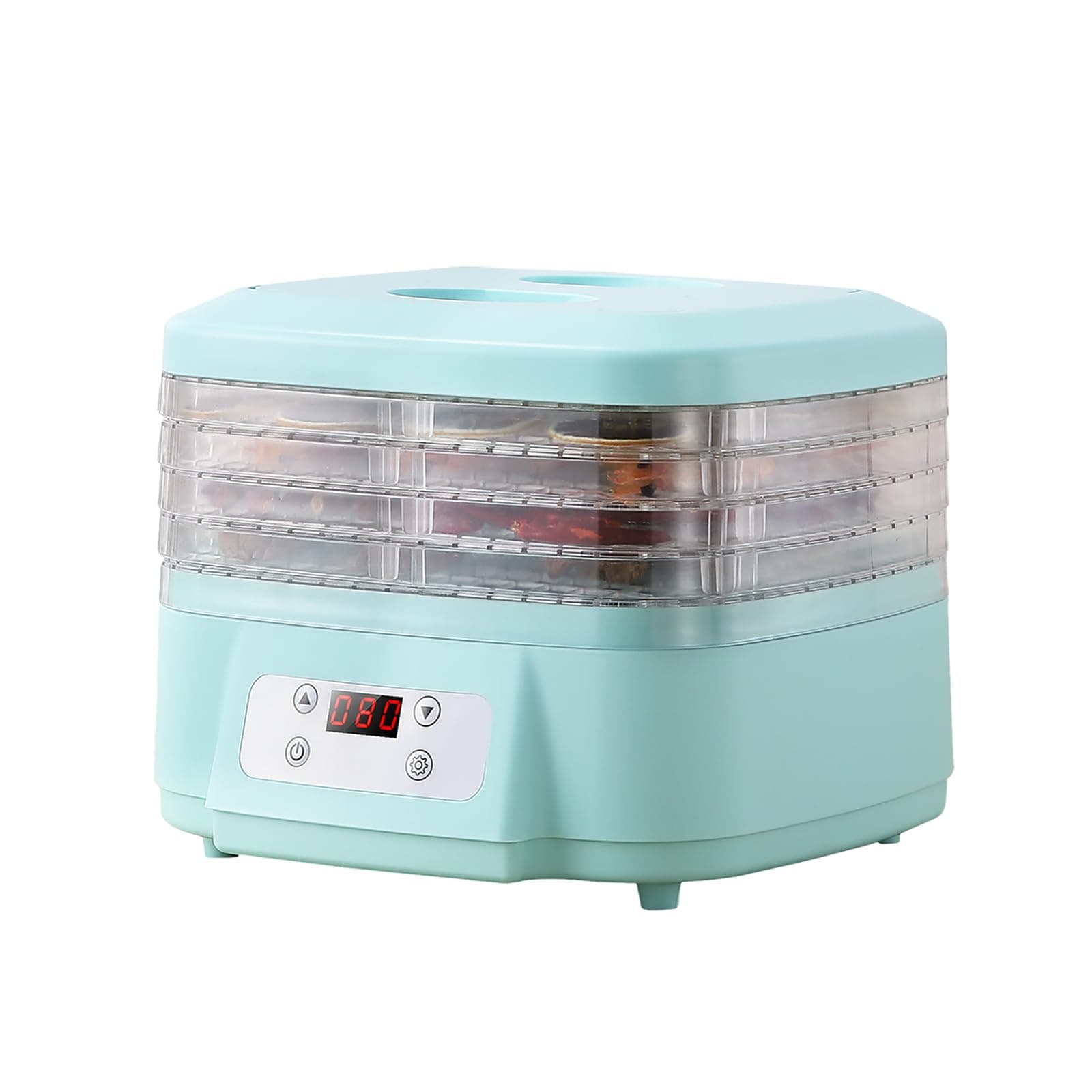 Food Dehydrator 5 Trays Adjustable Temperature Fruit Meat Dehydrator For Jerky Machine