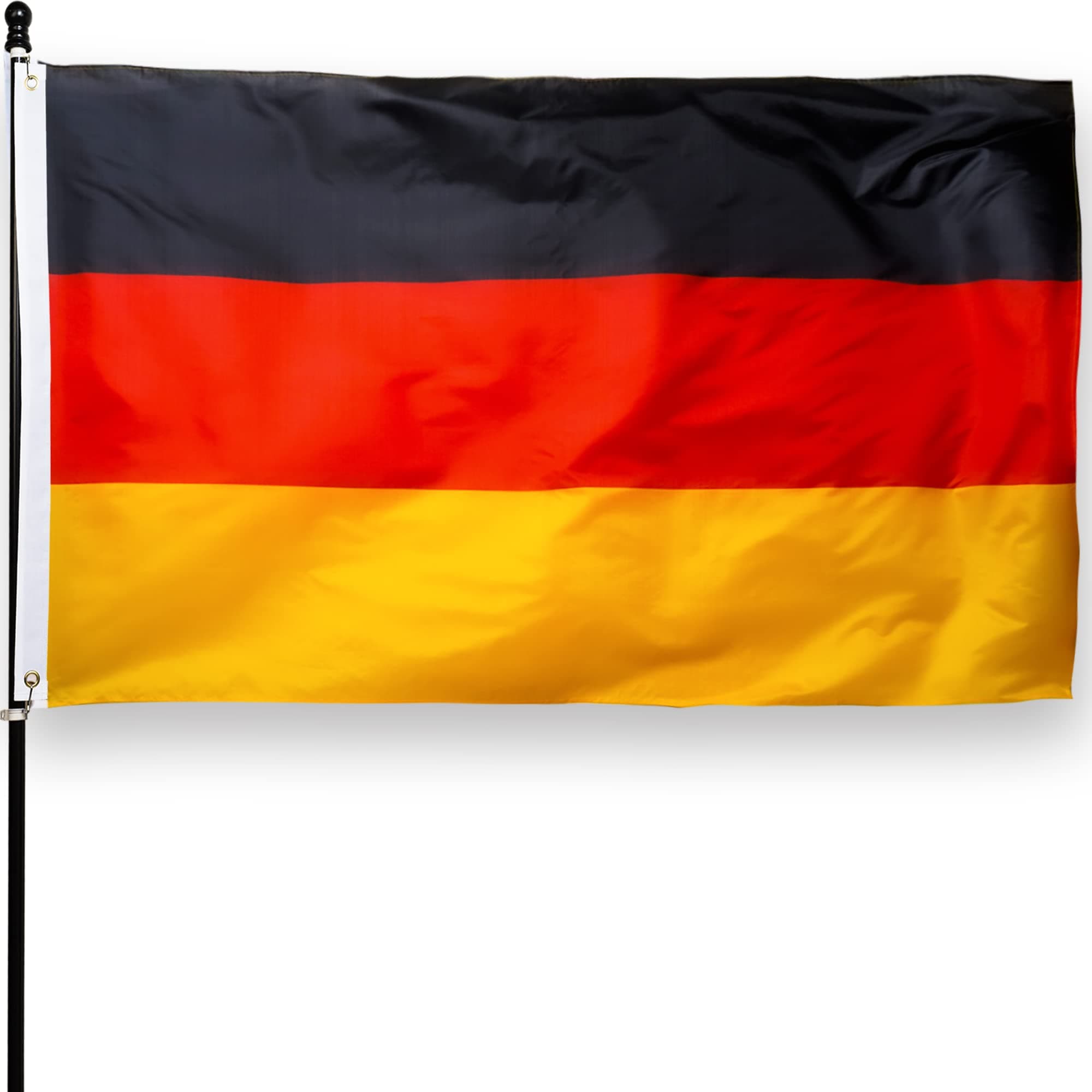 Germany Flag 3x5 Foot Polyester German National Flags Polyester with Brass Grommets 3 X 5 Ft