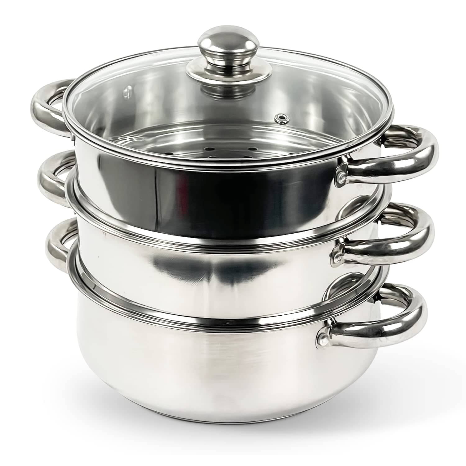 3 Tier Stainless Steel Multi Steamer Pan