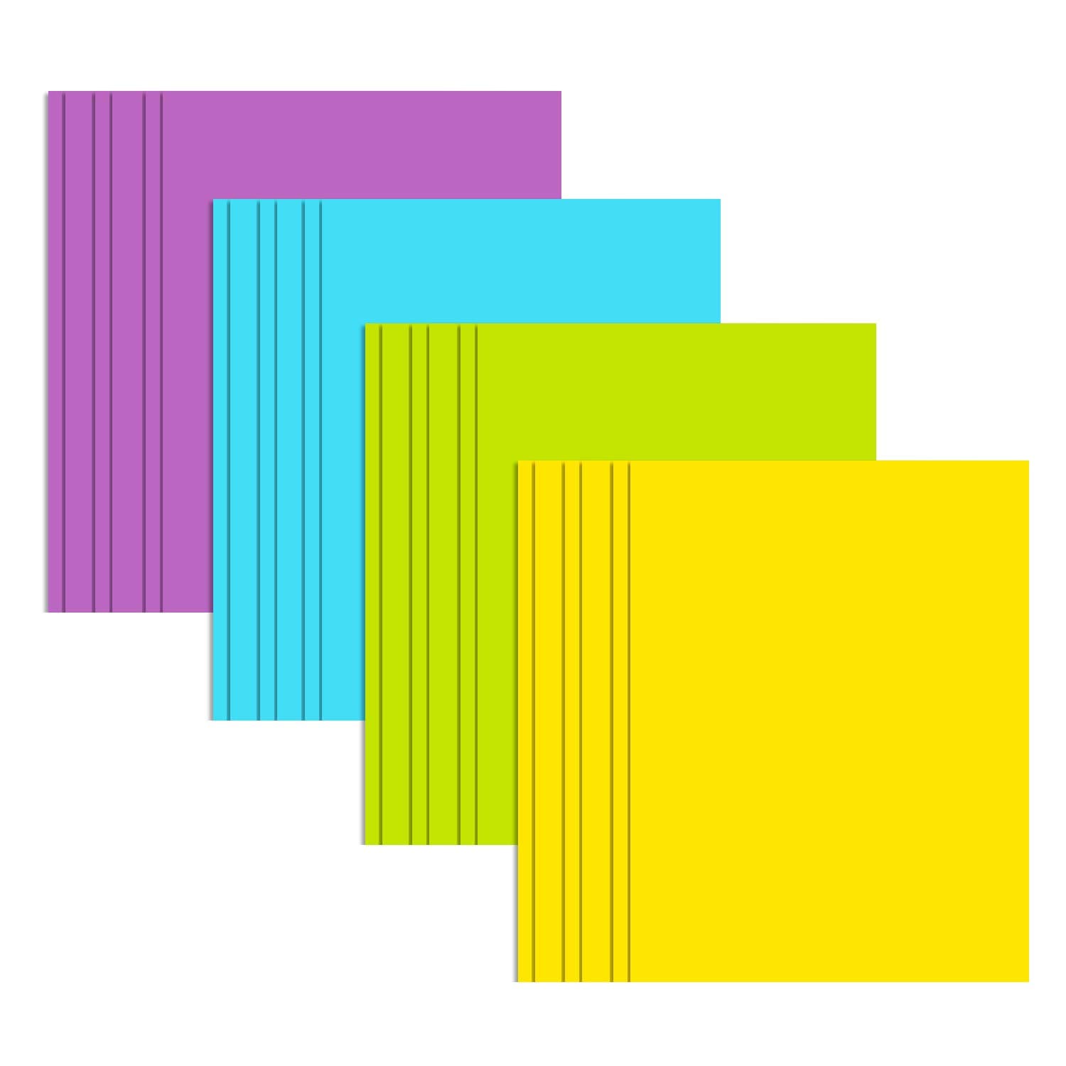 Plastic Folders with 2 Pockets and 3 prongs,12 Pack Multicolor Plastic Two Pocket Folders with Prongs and Card Holder