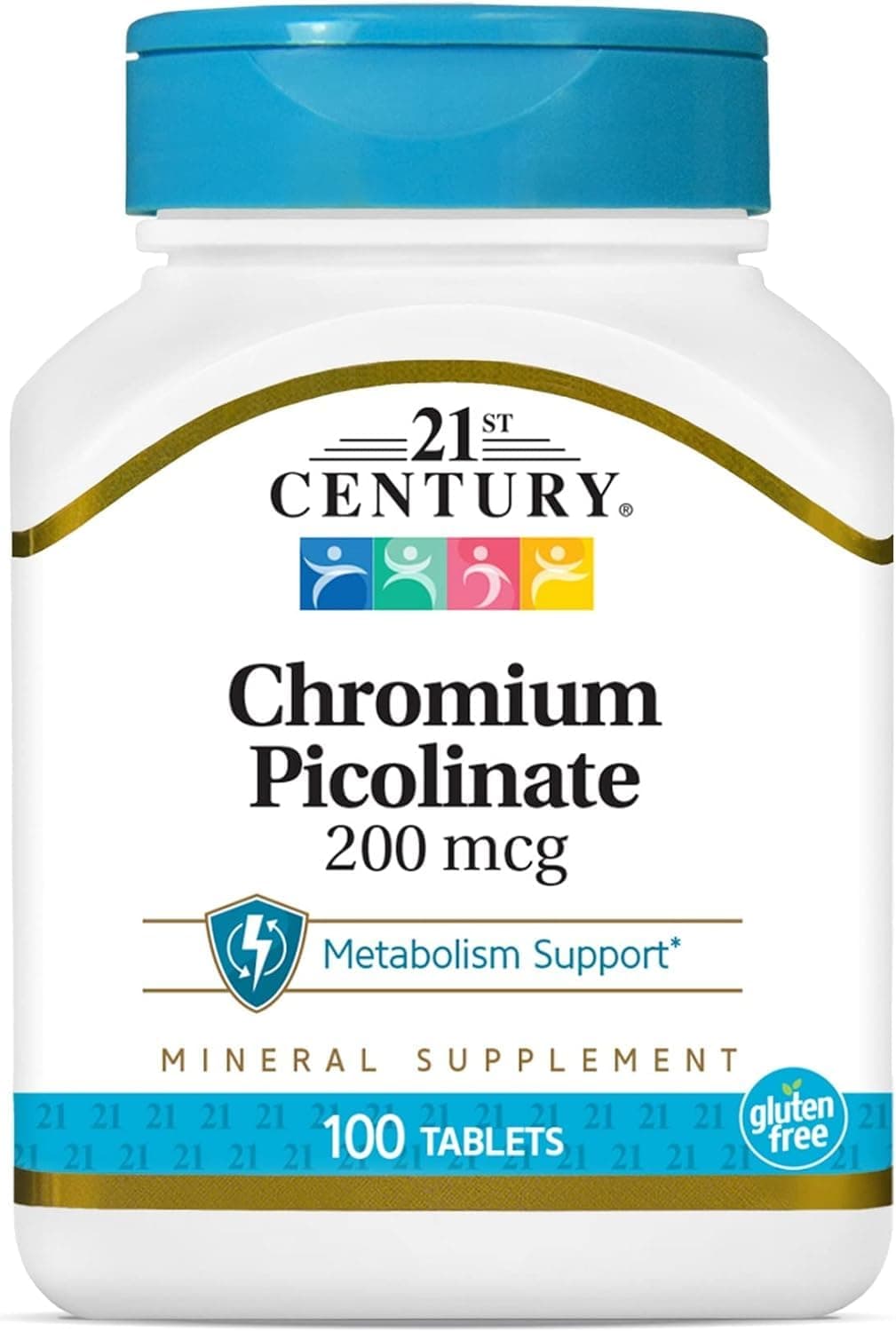 Chromium Picolinate, 200 mcg, 100 Tablets