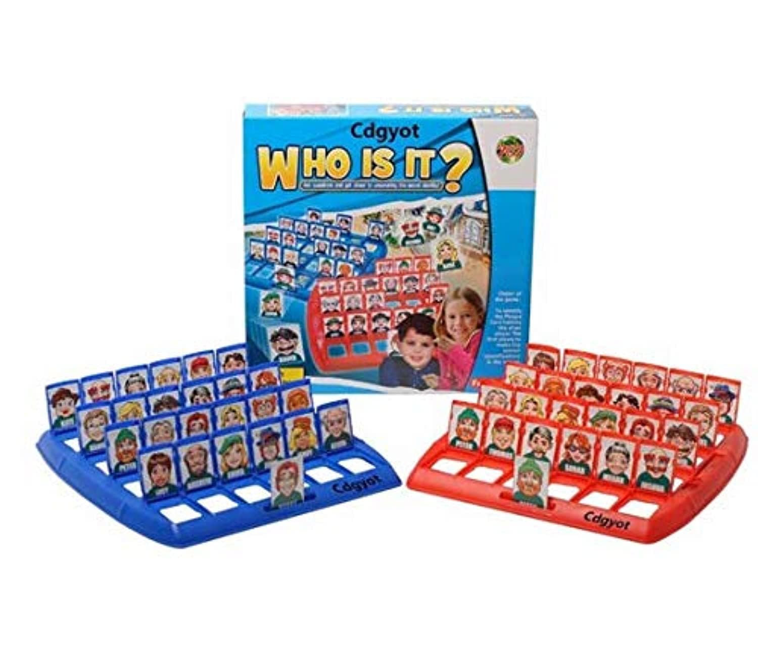 Plastic Folding Board Game Toy Who Is It Guessing Game Kids Educational Toy