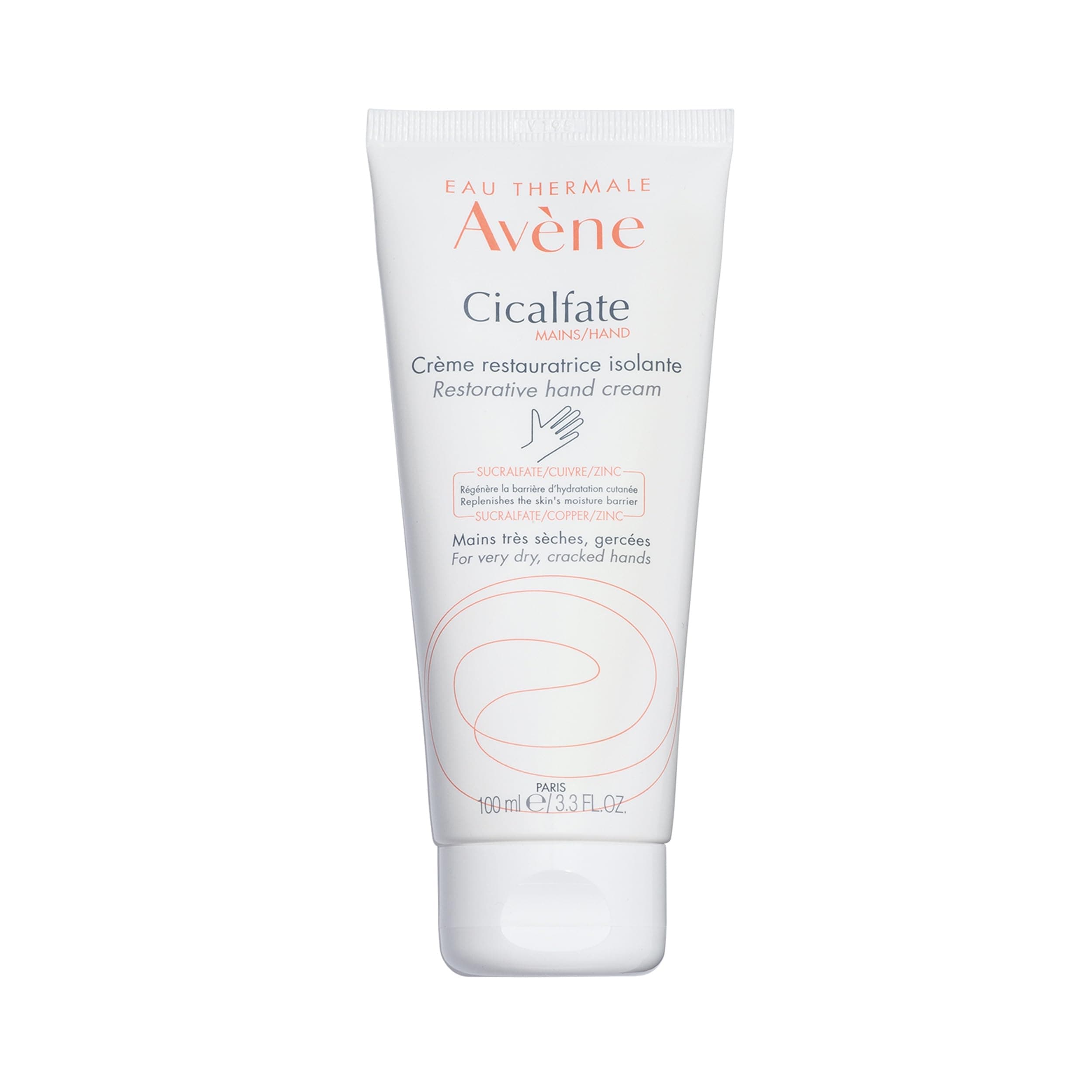 Avène Cicalfate Hand Cream, Intense Nourishing Lotion for Dry Cracked Hands, 3.3 Oz